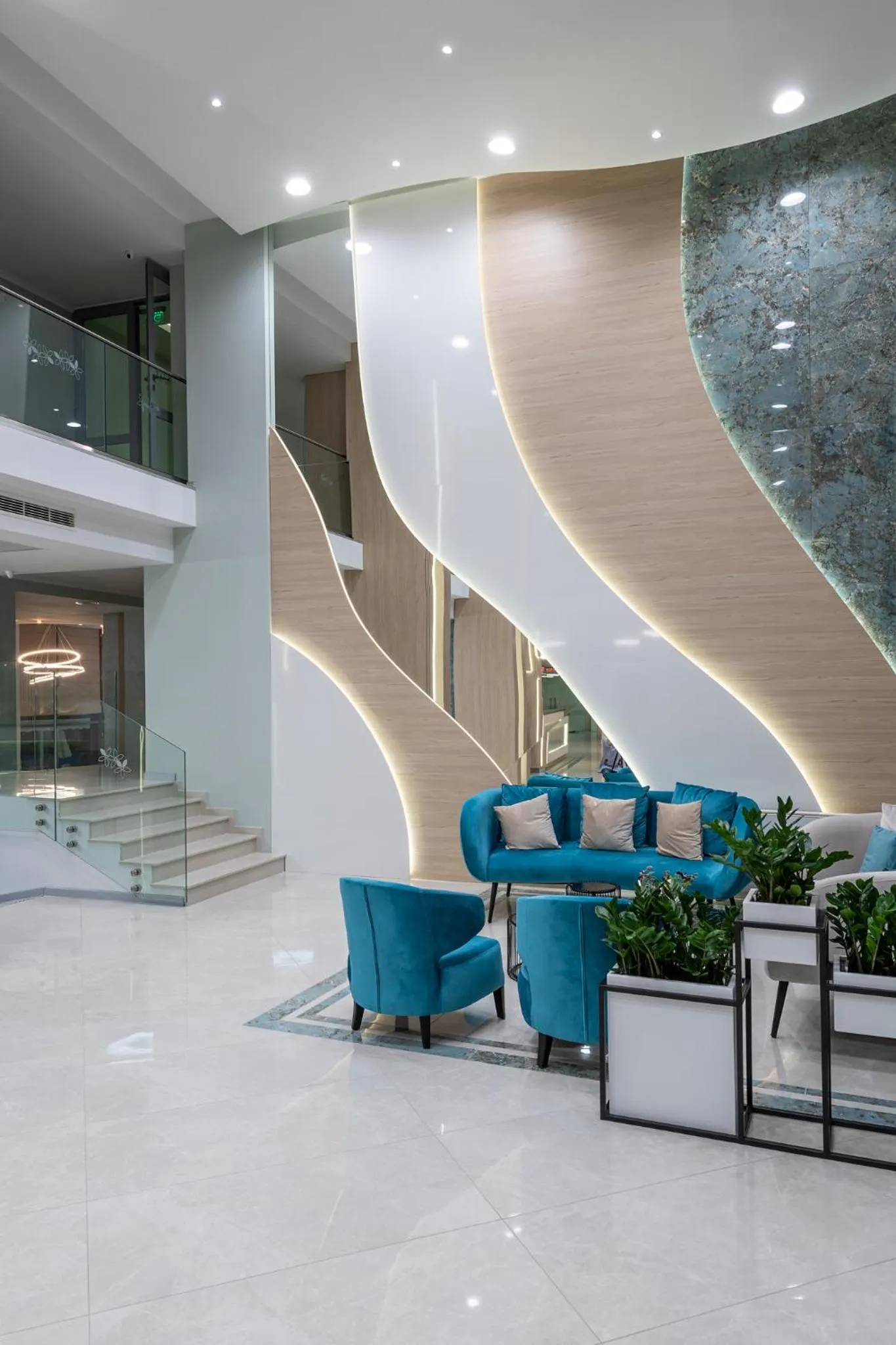 Lobby or reception in Hotel Neptun Beach