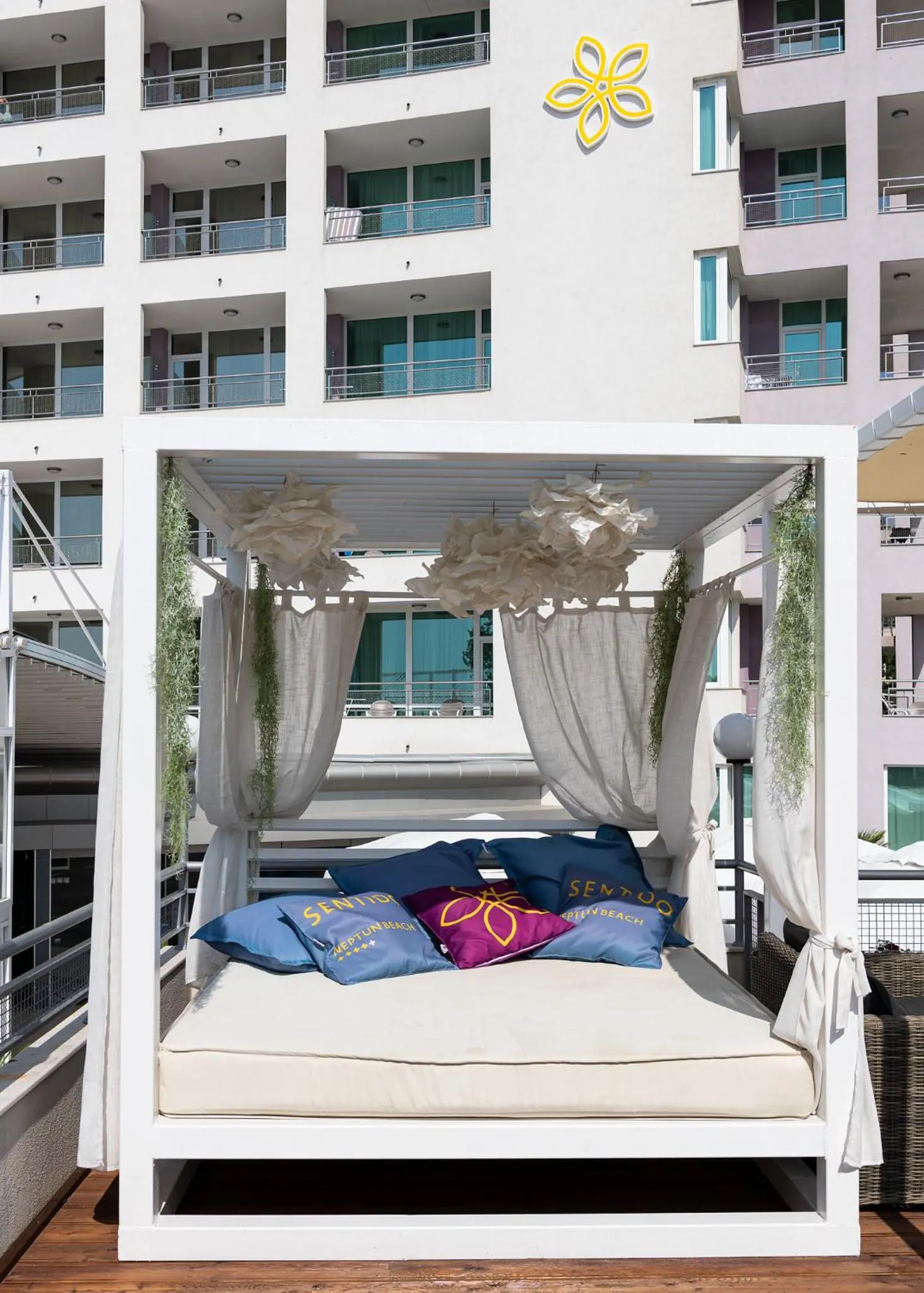 Bed in Hotel Neptun Beach