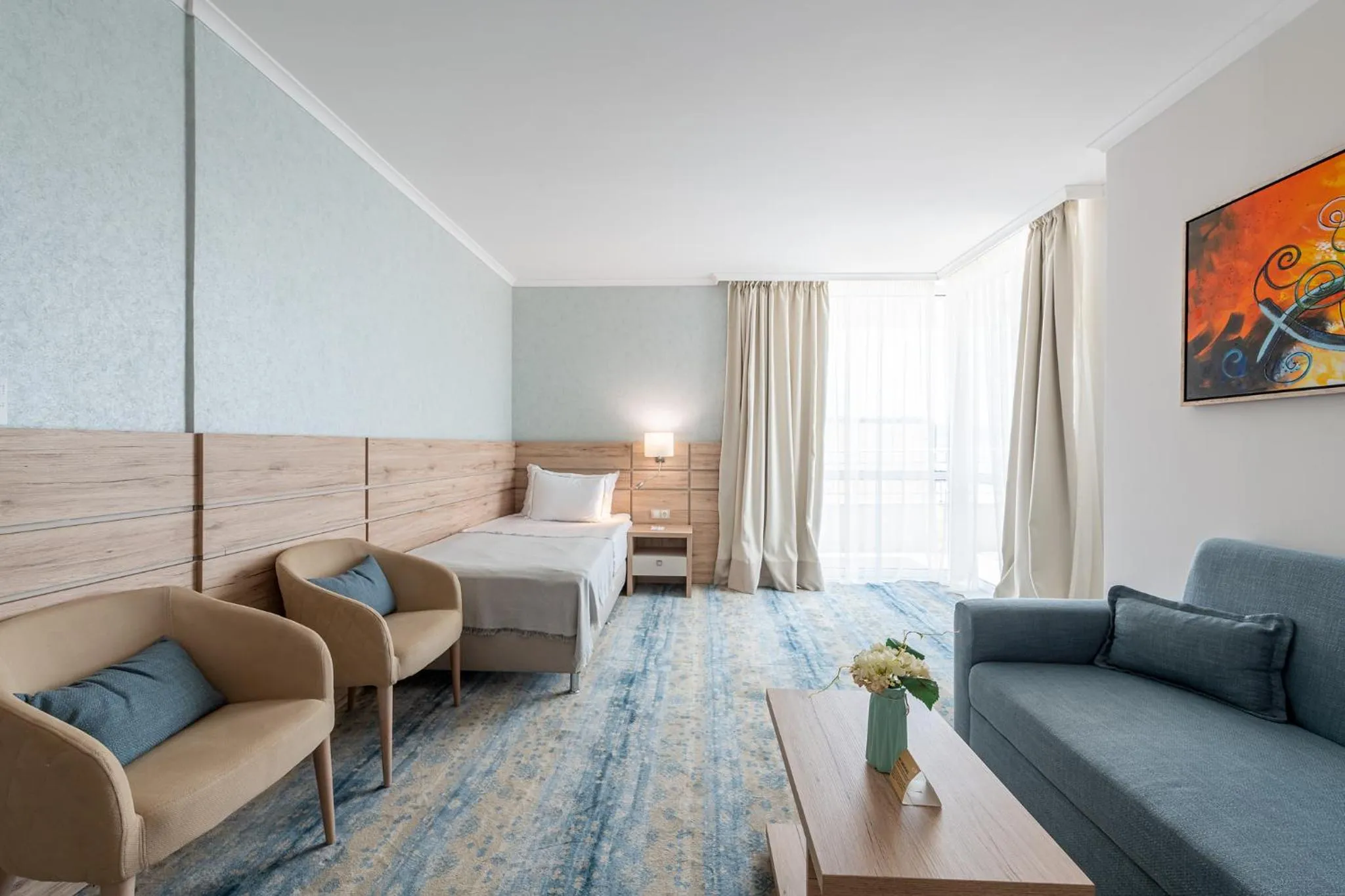 Bed in Hotel Neptun Beach