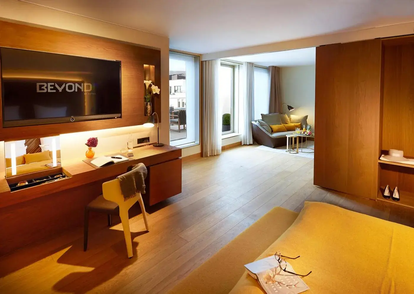 Decorative detail, Bed in BEYOND by Geisel Decorative detail, Bed in BEYOND by Geisel