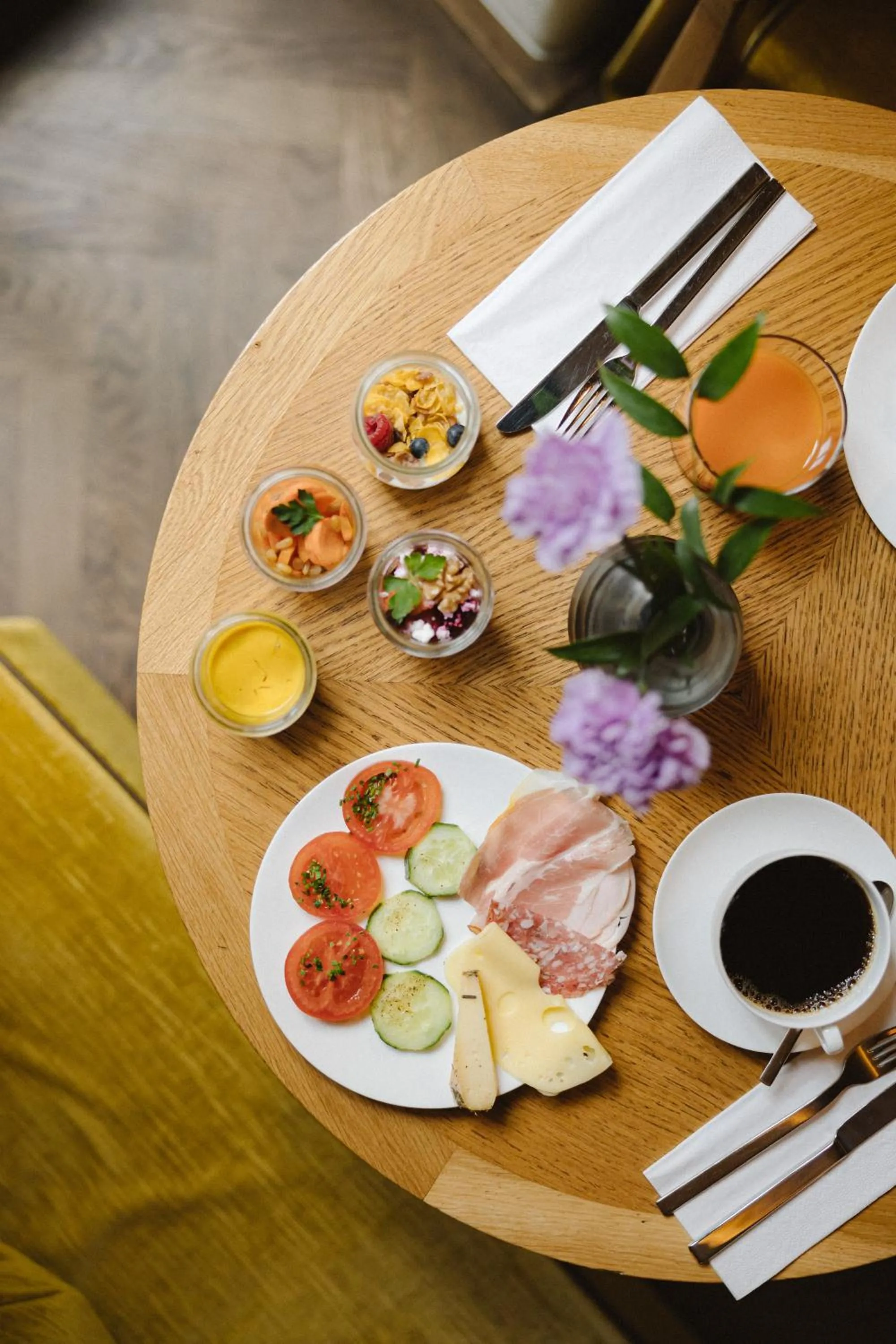 Breakfast in CORTIINA Hotel