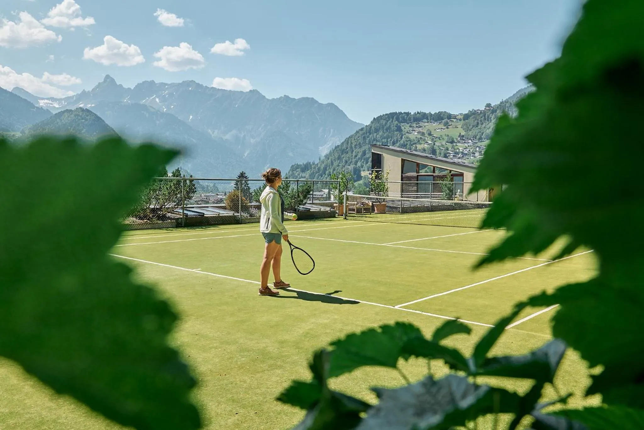 Tennis court in Aktiv & Spa Hotel Alpenrose