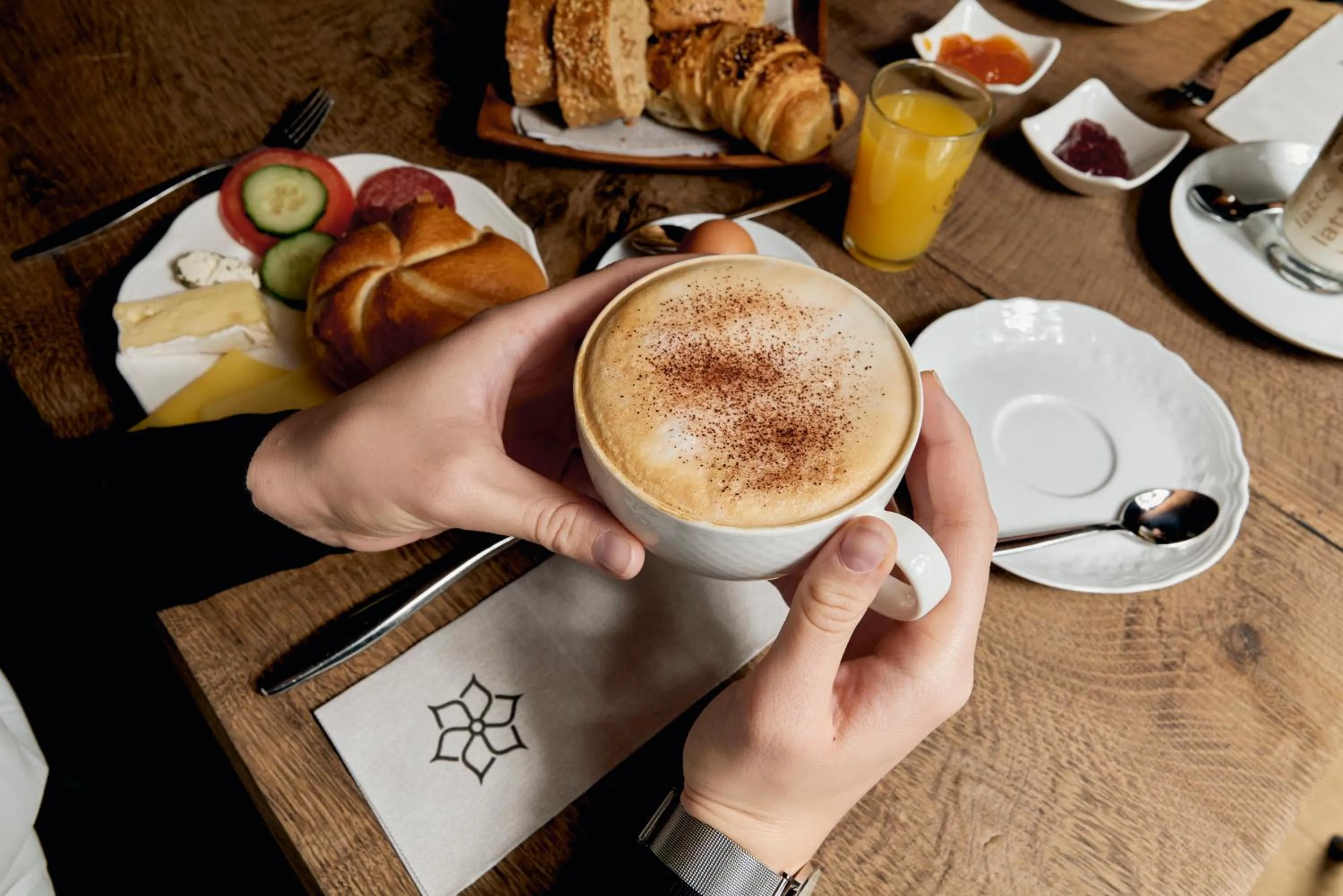 Breakfast in Aktiv & Spa Hotel Alpenrose