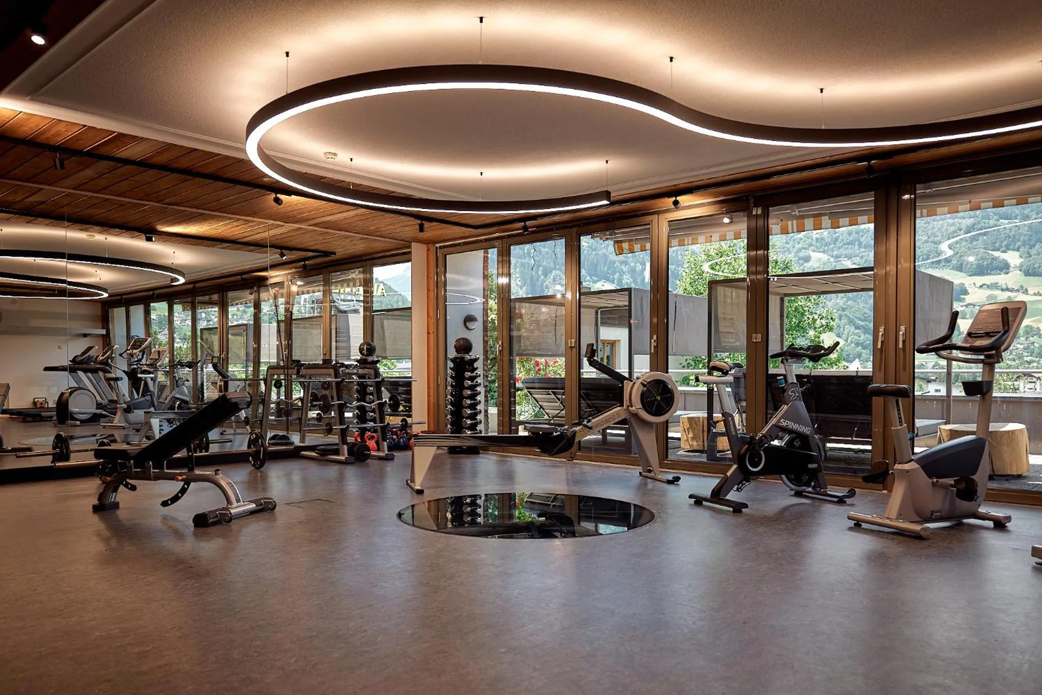 Fitness centre/facilities in Aktiv & Spa Hotel Alpenrose