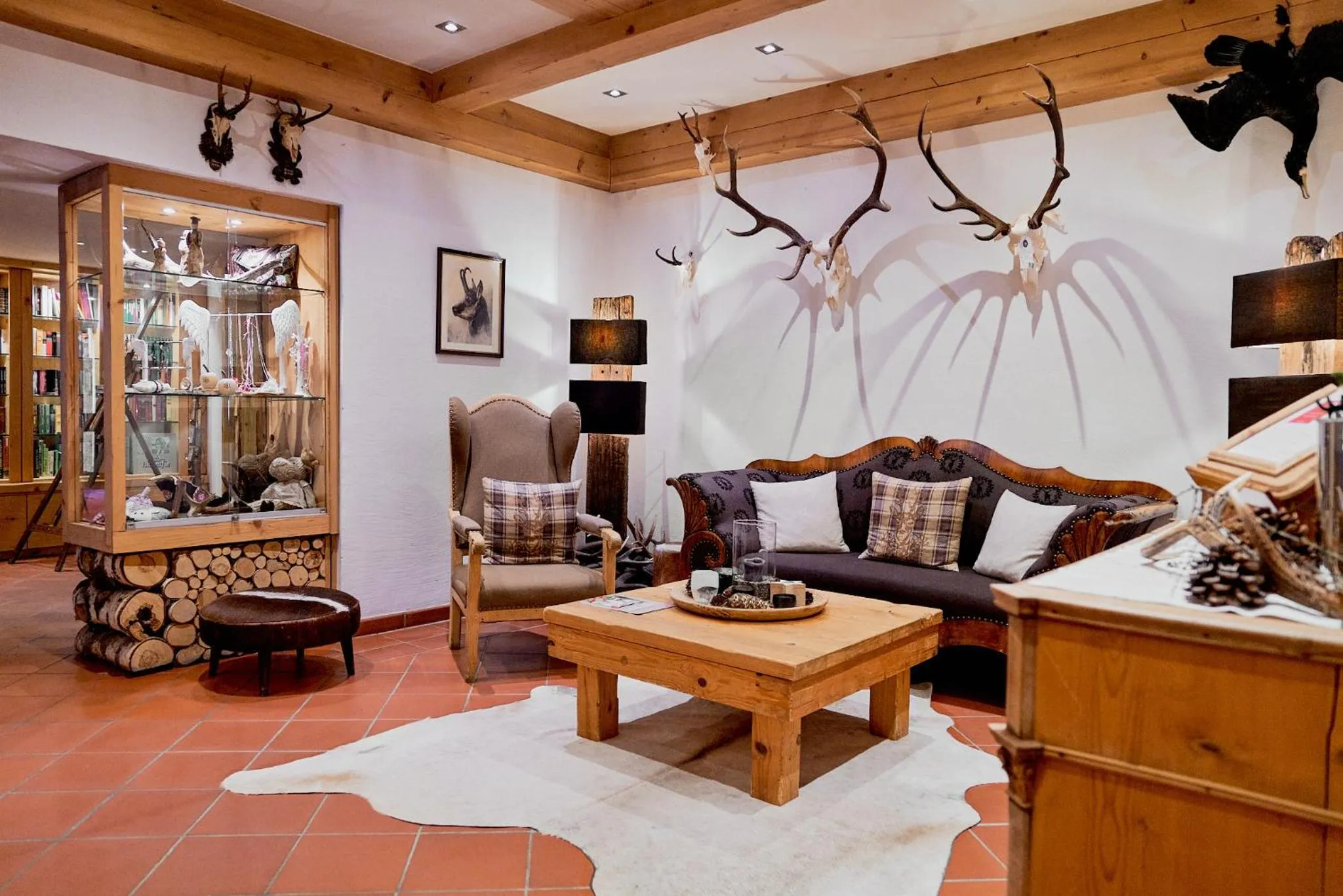 Lobby or reception in Aktiv & Spa Hotel Alpenrose