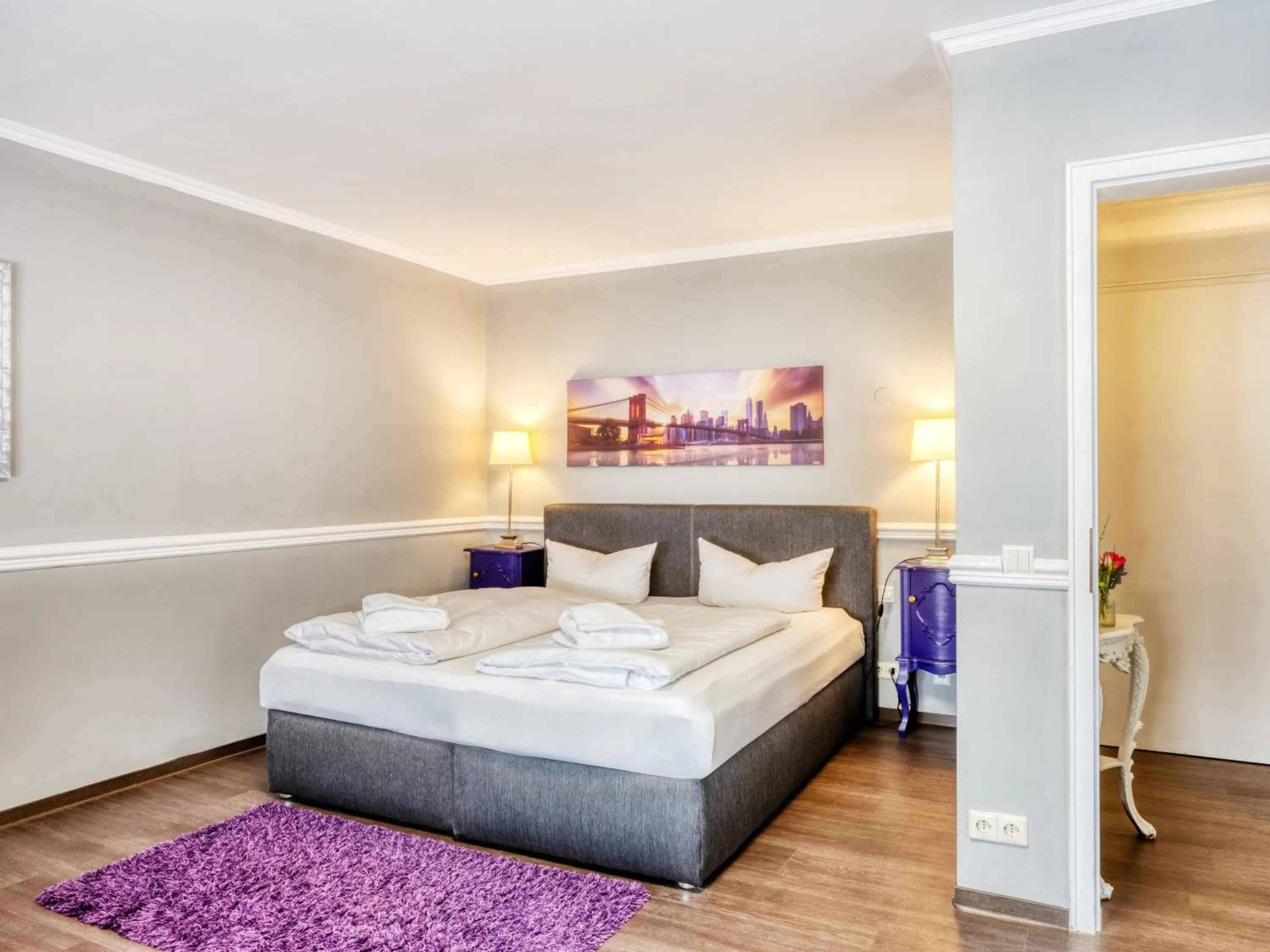 Bed in Hotel-Restaurant Central am Königshof