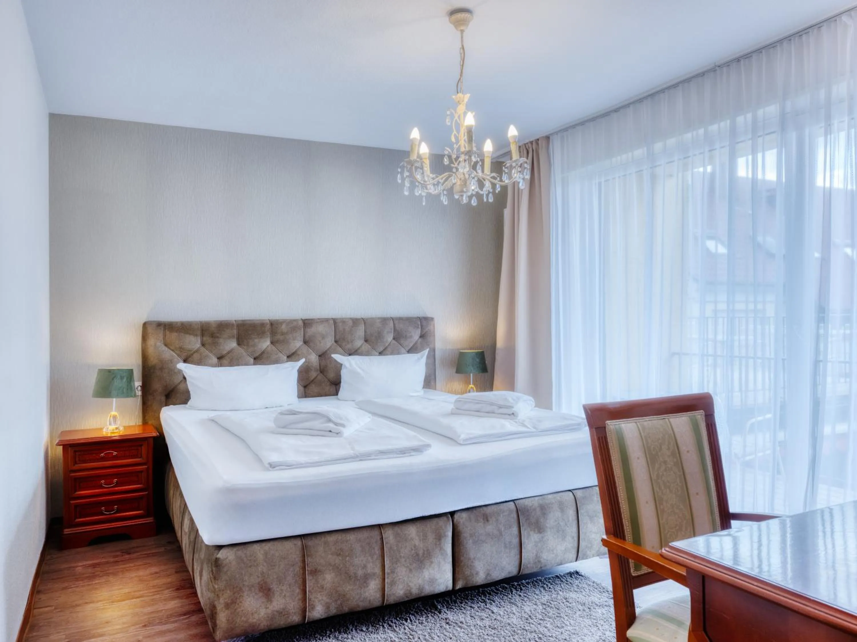 Bed in Hotel-Restaurant Central am Königshof