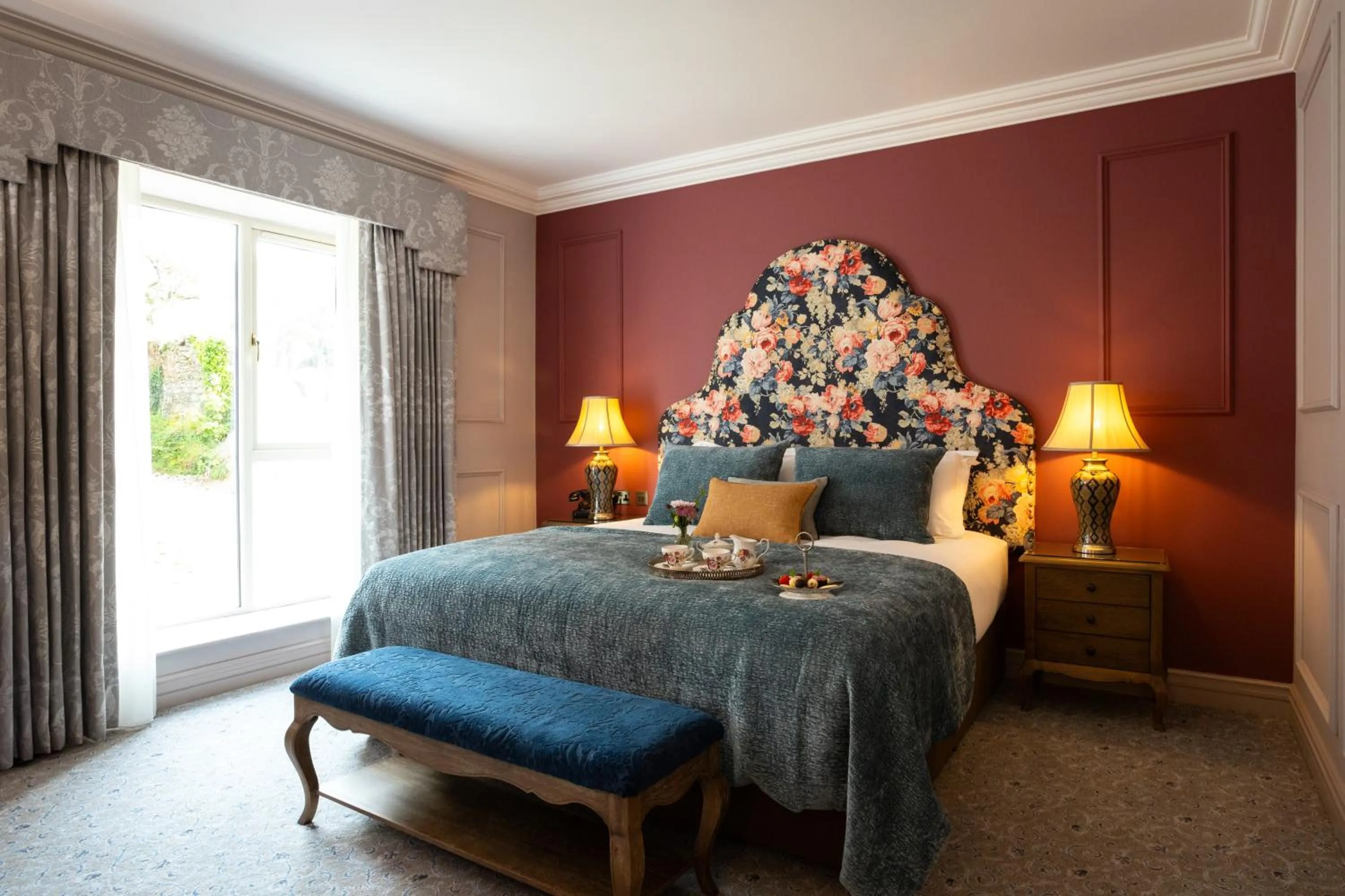 Bed in Fernhill House Hotel & Gardens