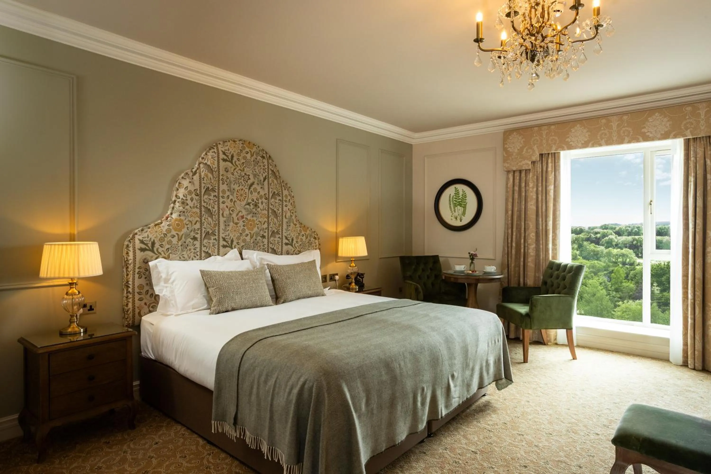 Bed in Fernhill House Hotel & Gardens