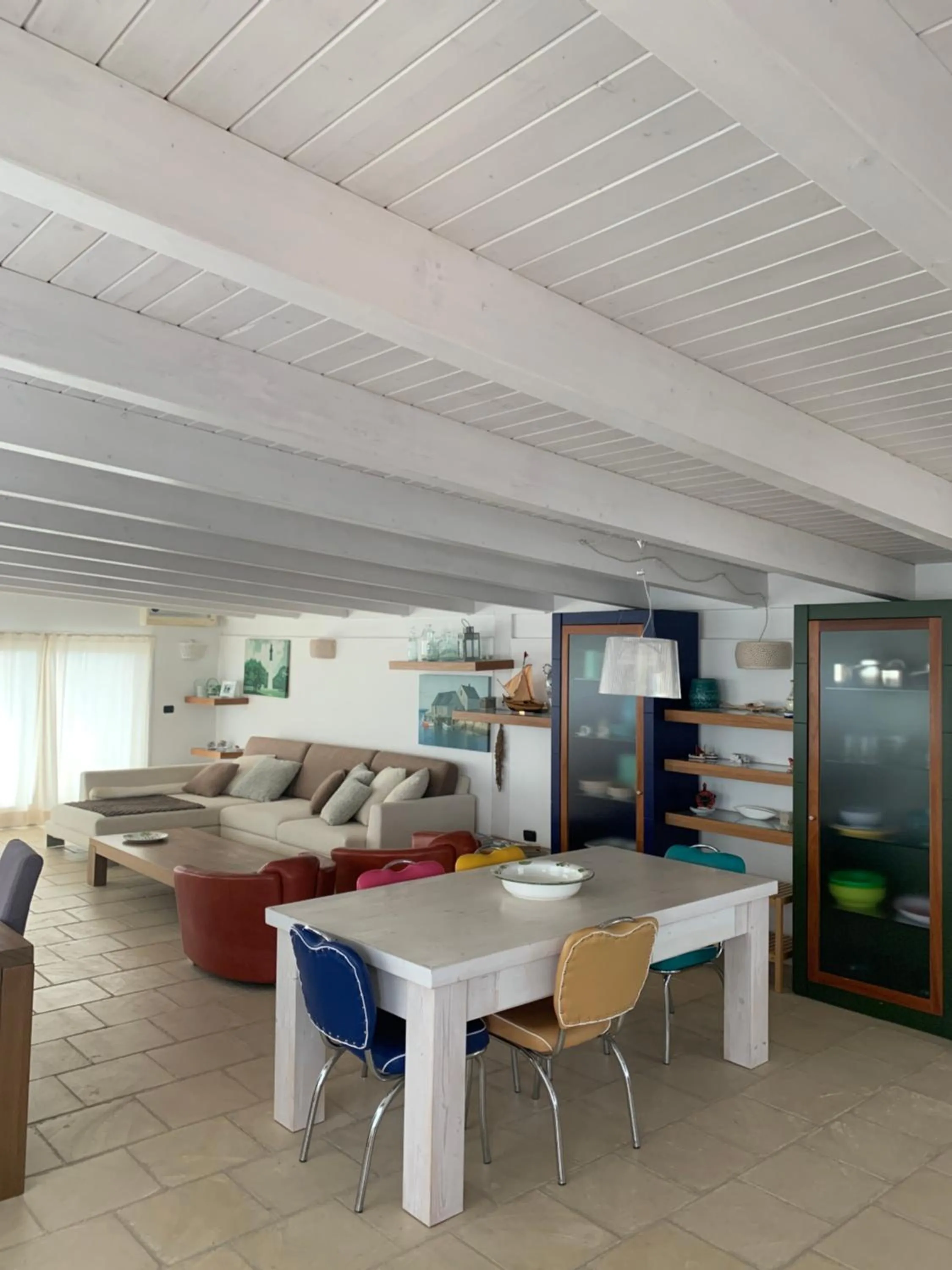 Living room in Mansarda sul Mare