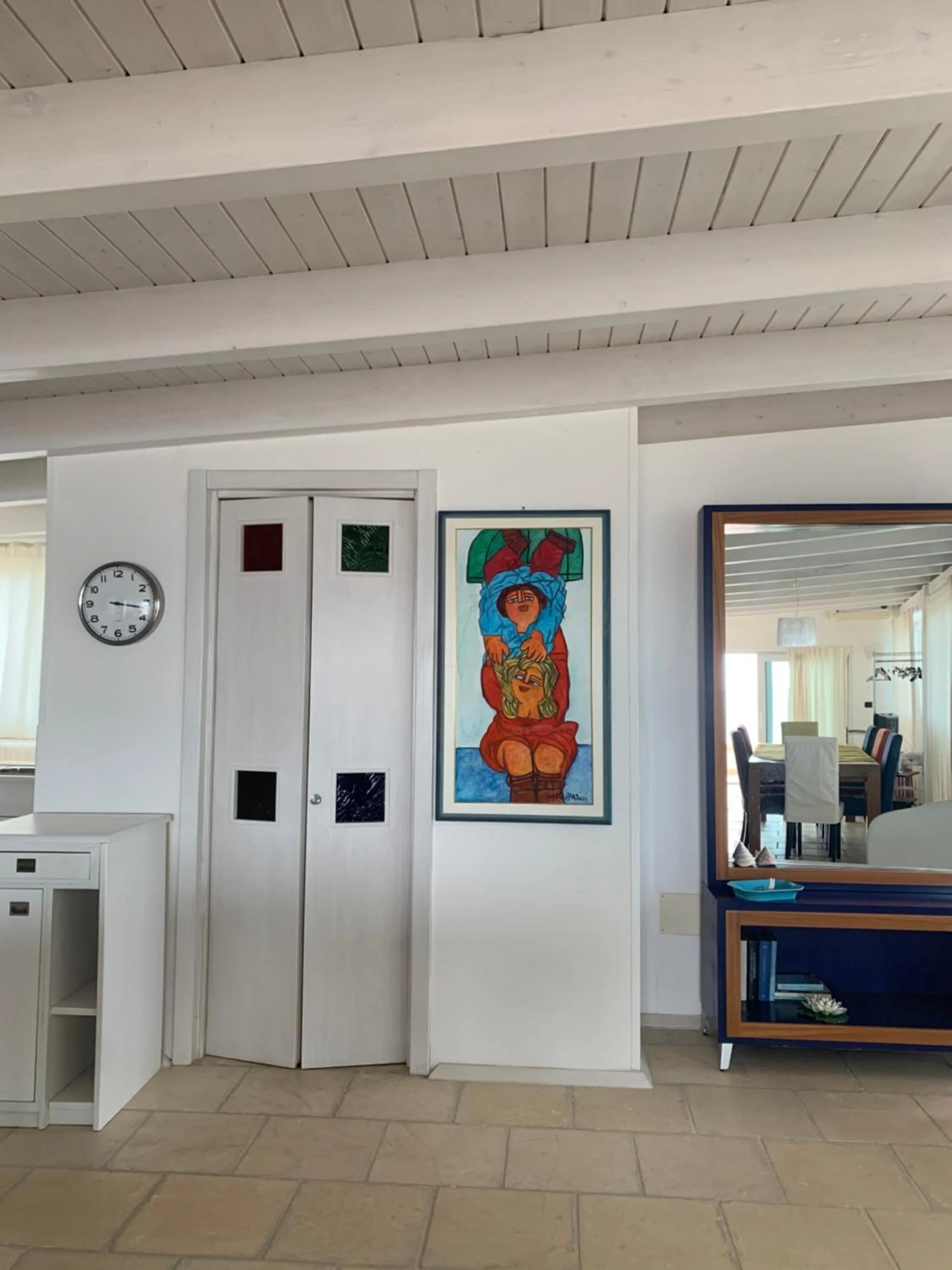 Living room in Mansarda sul Mare