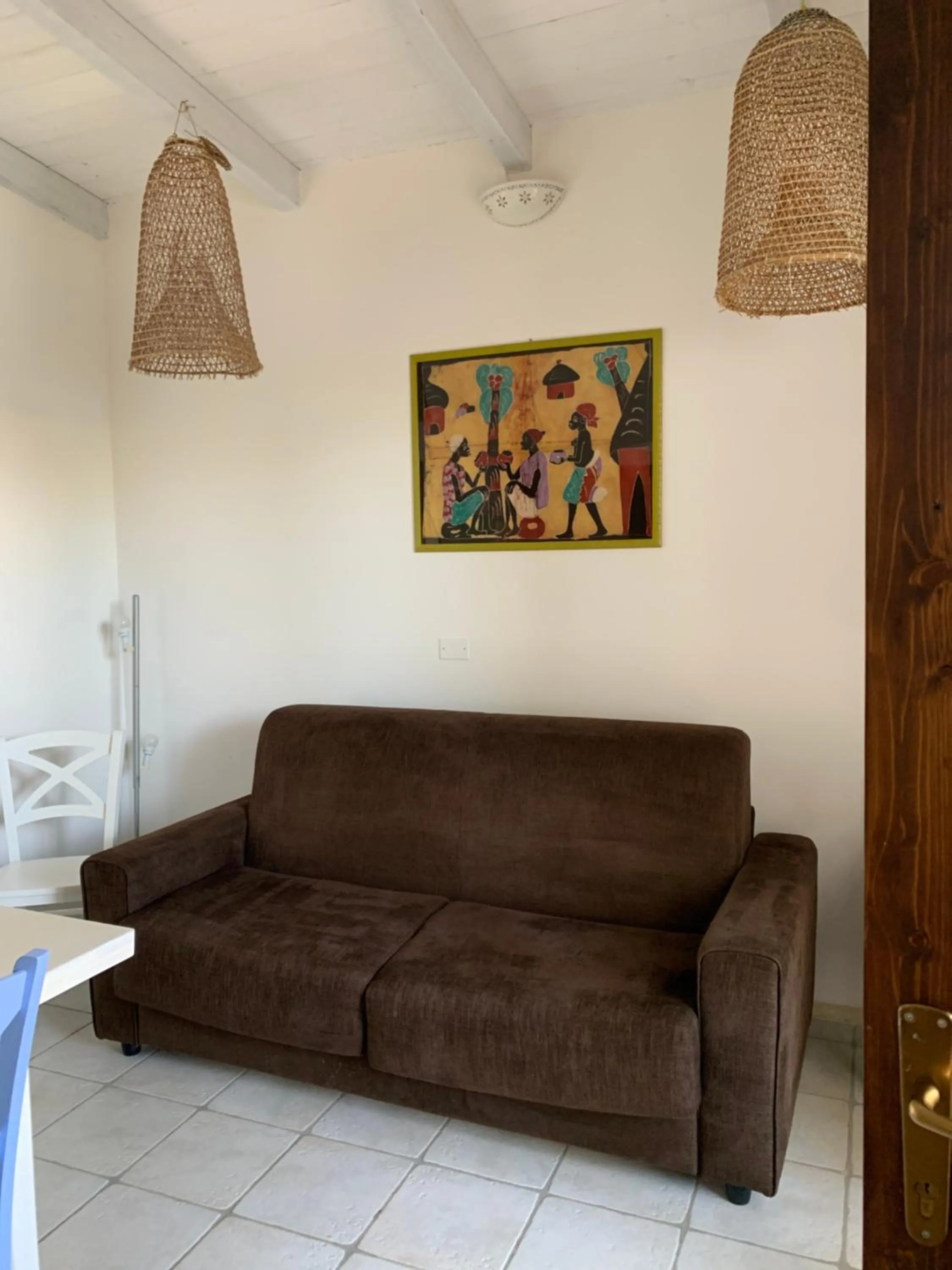 Living room in Mansarda sul Mare