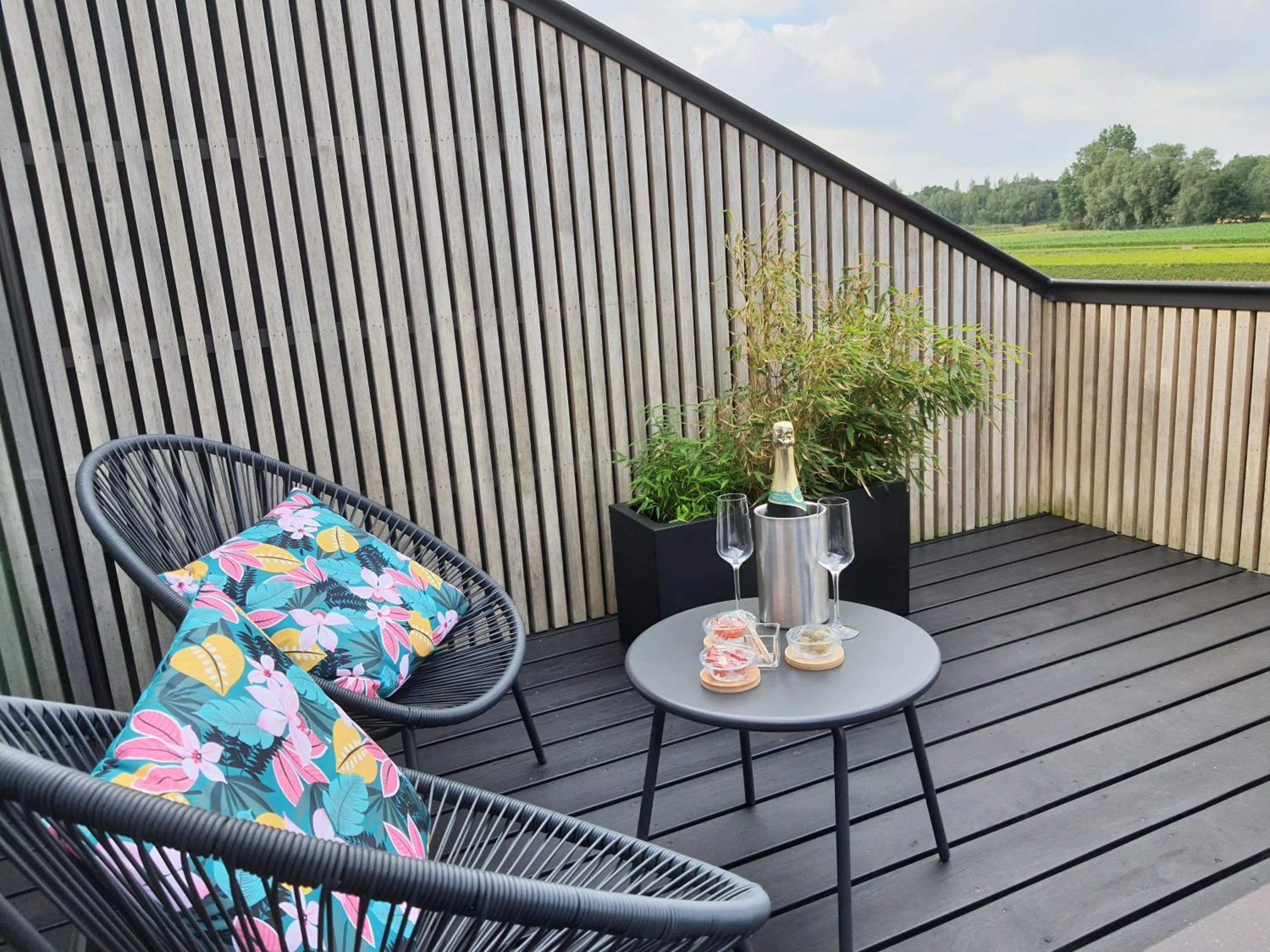 Balcony/Terrace in B&B De Stuifduinen