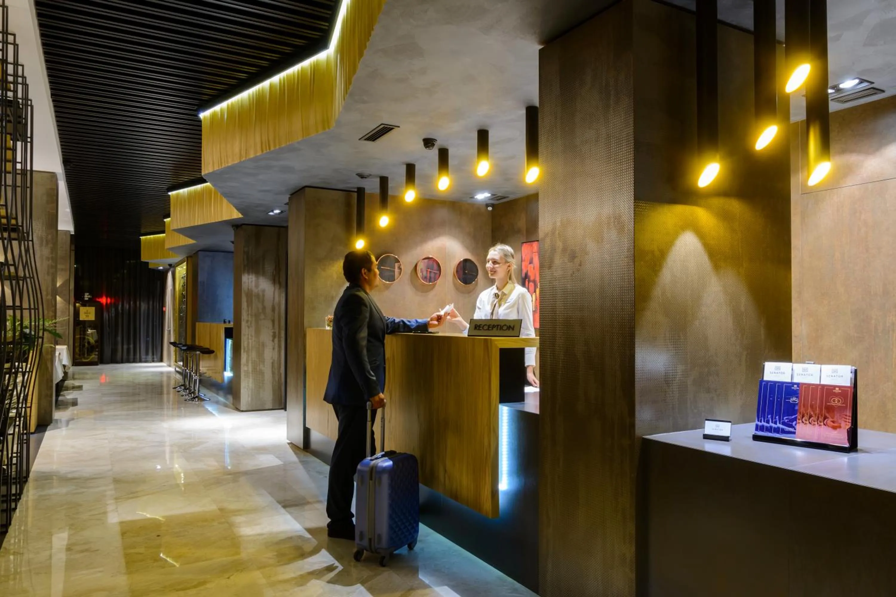 Lobby or reception in Hotel Senator