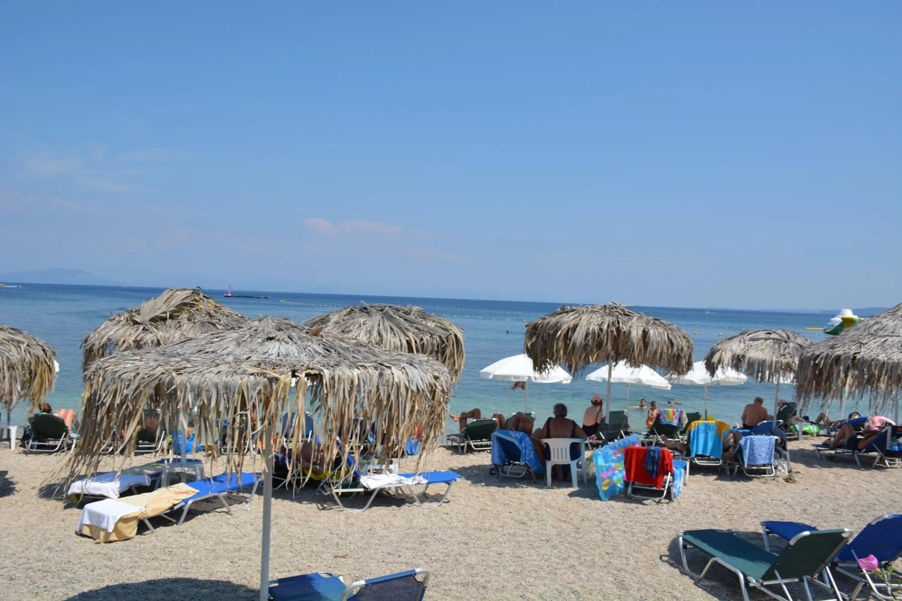Beach in Potamaki Beach Hotel