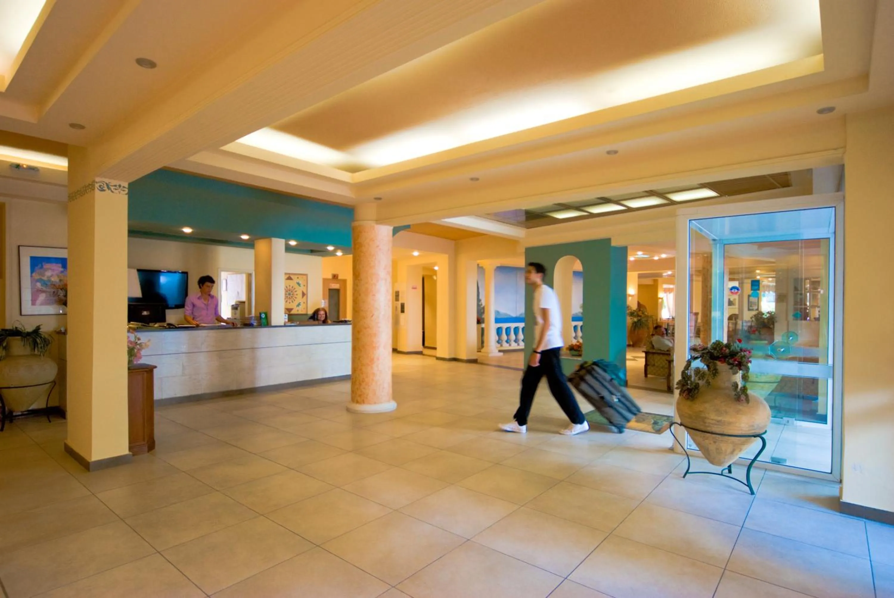 Staff in Potamaki Beach Hotel