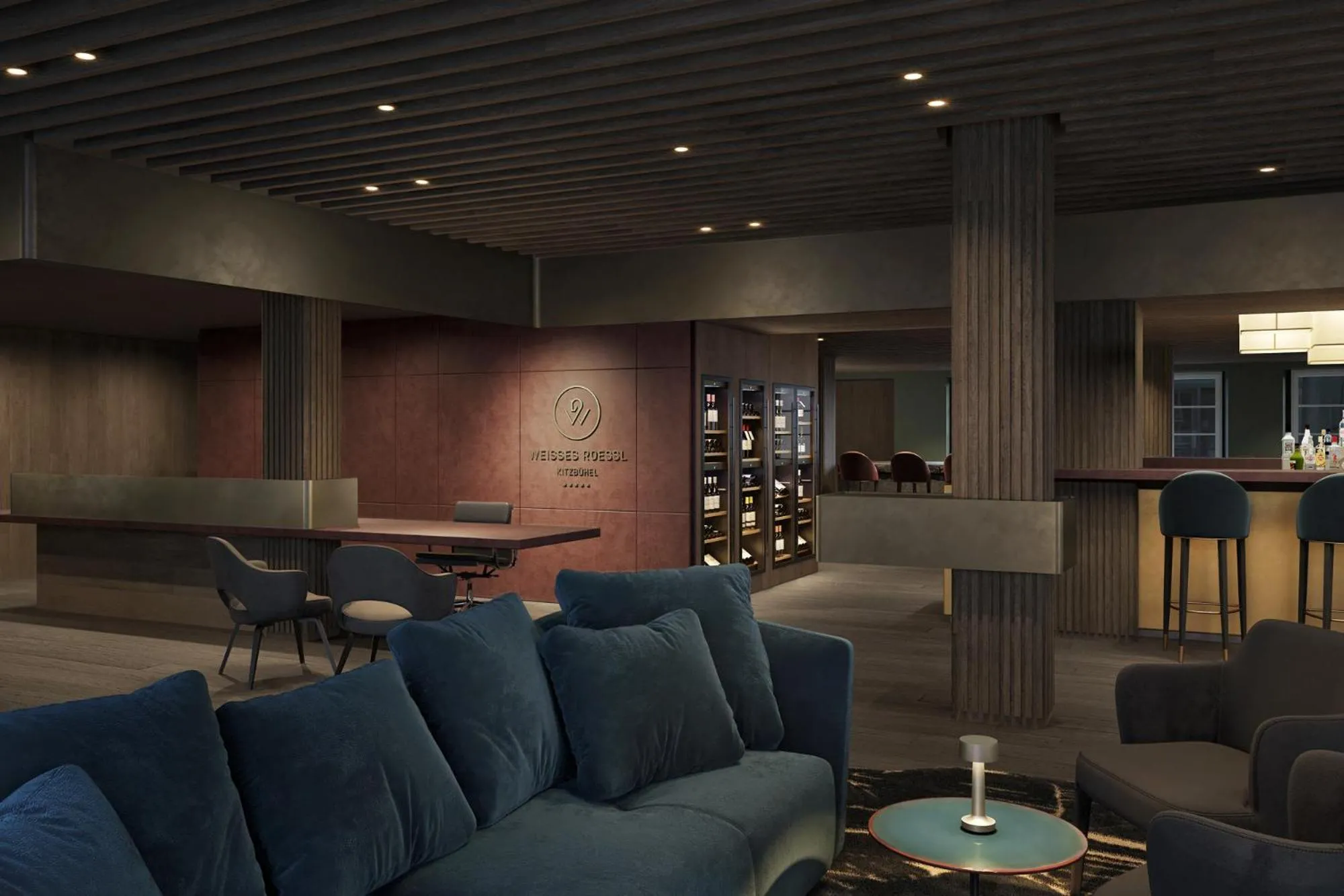 Lobby or reception in Hotel Weisses Roessl