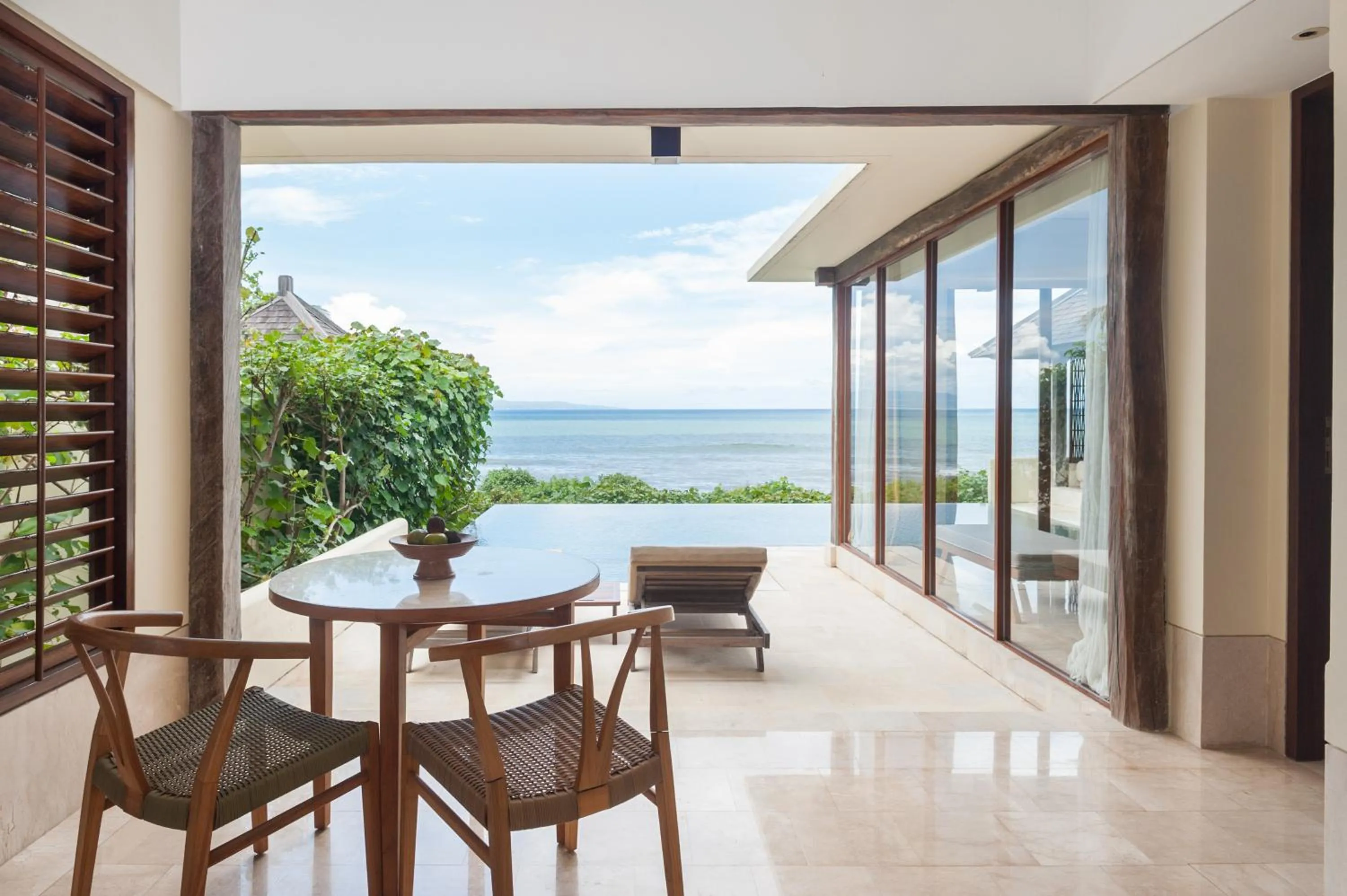 Patio in Komaneka at Keramas Beach