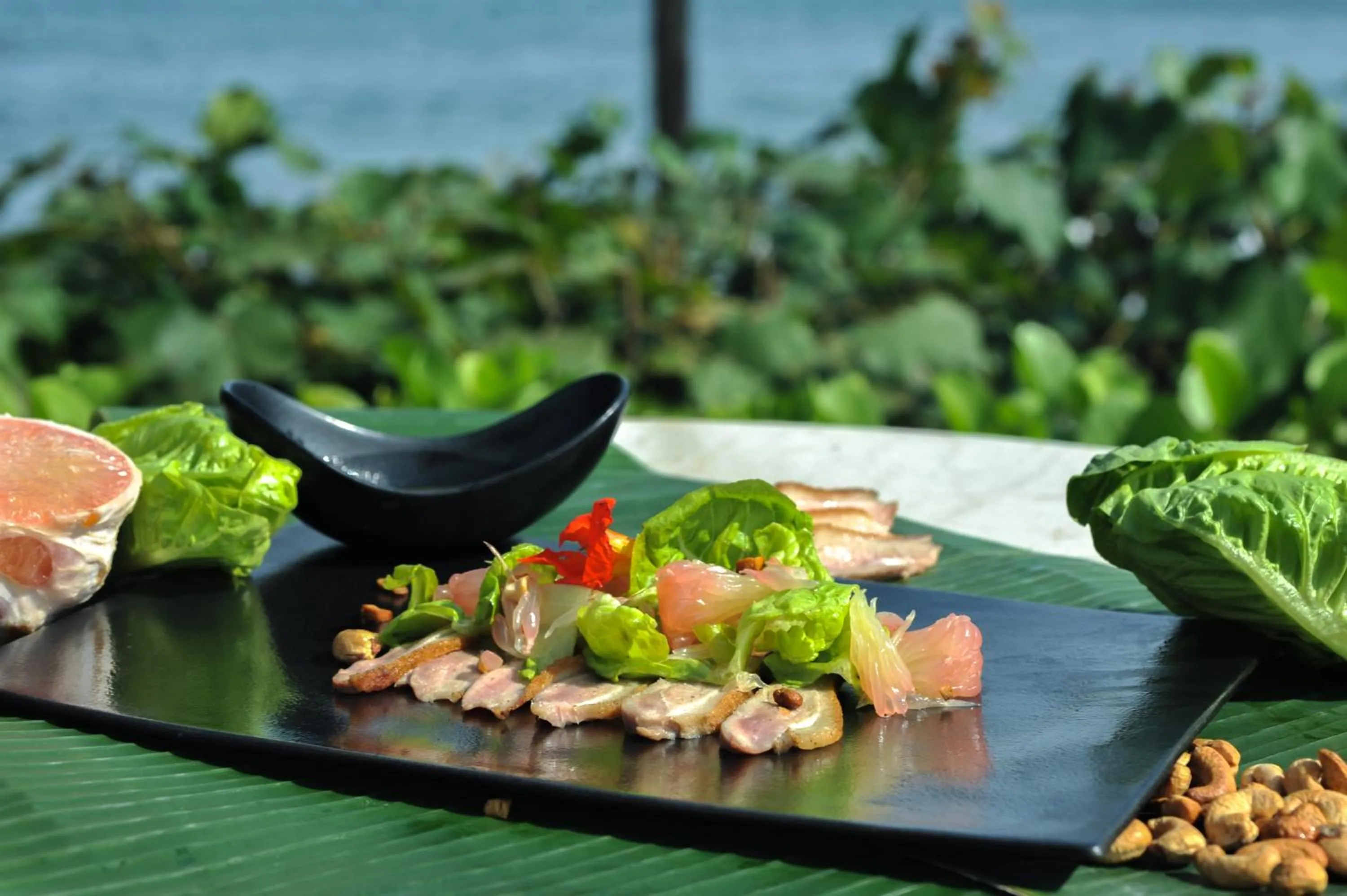 Food in Komaneka at Keramas Beach