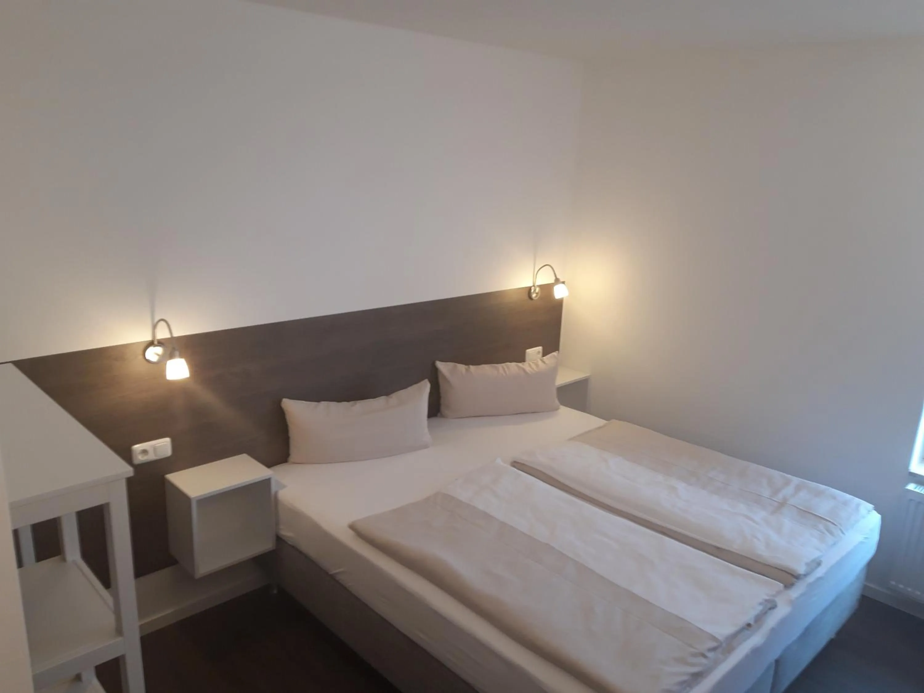 Bed in Hotel Weinert