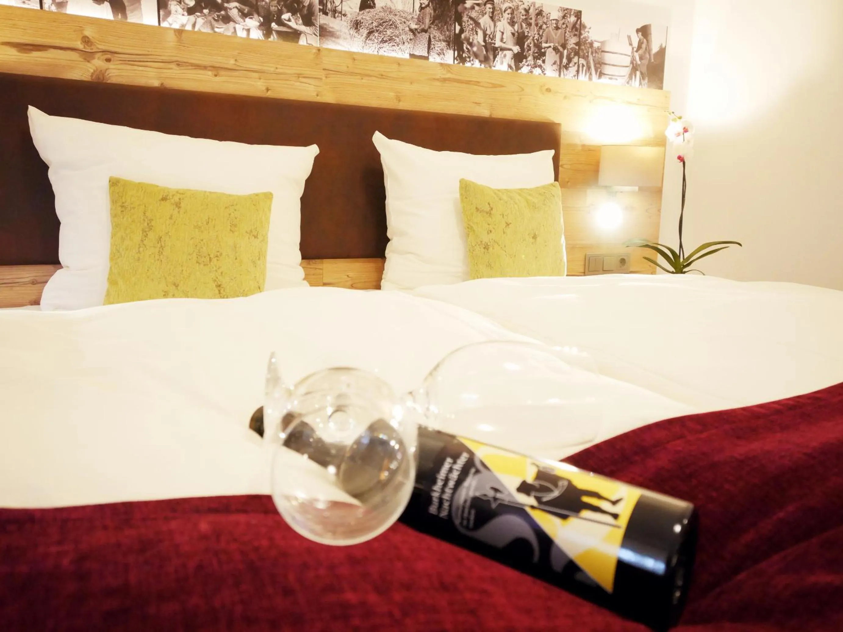 Bed in Kreuz-Post Hotel-Restaurant-SPA