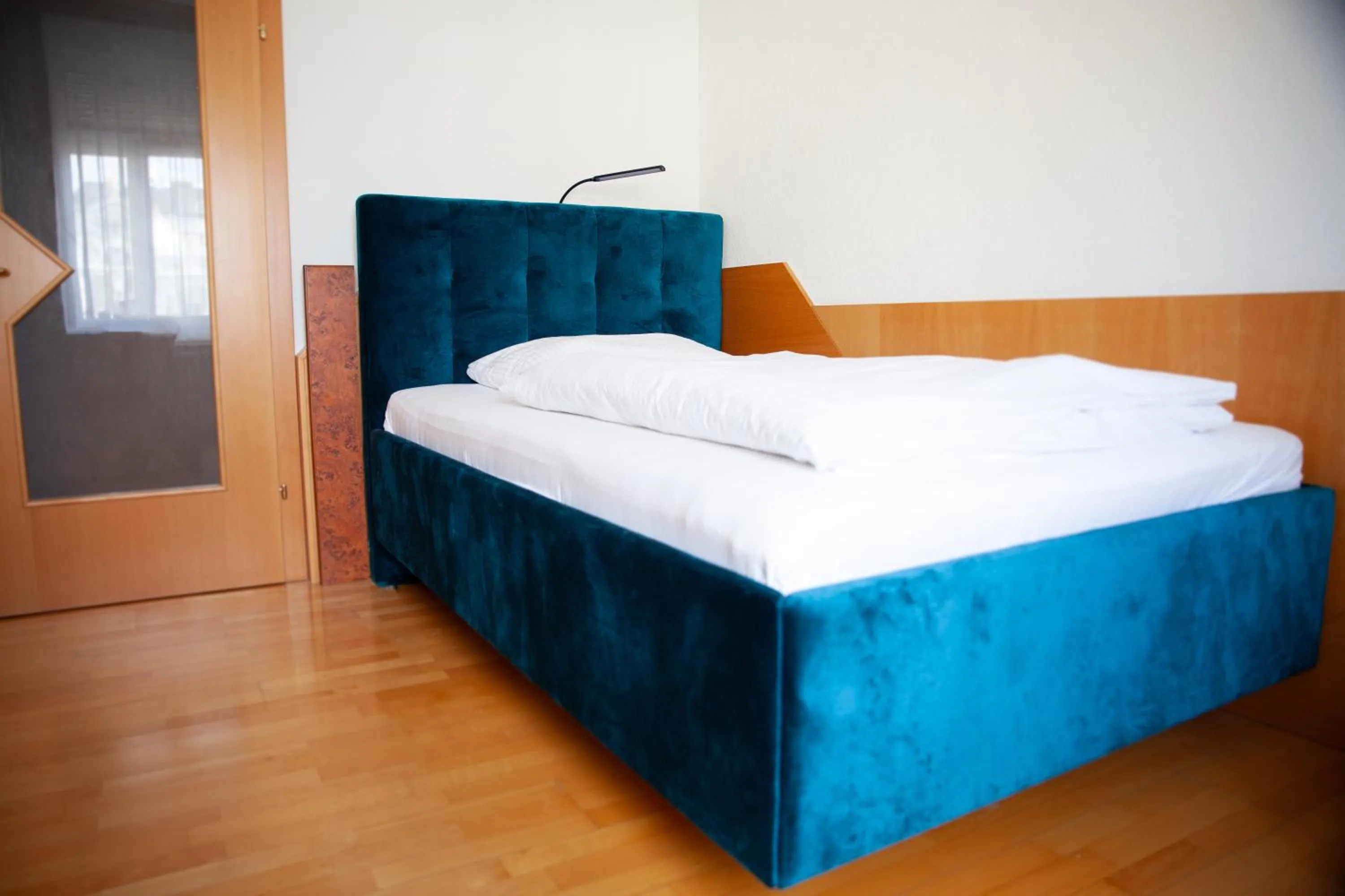 Bed in Seehotel Schwan