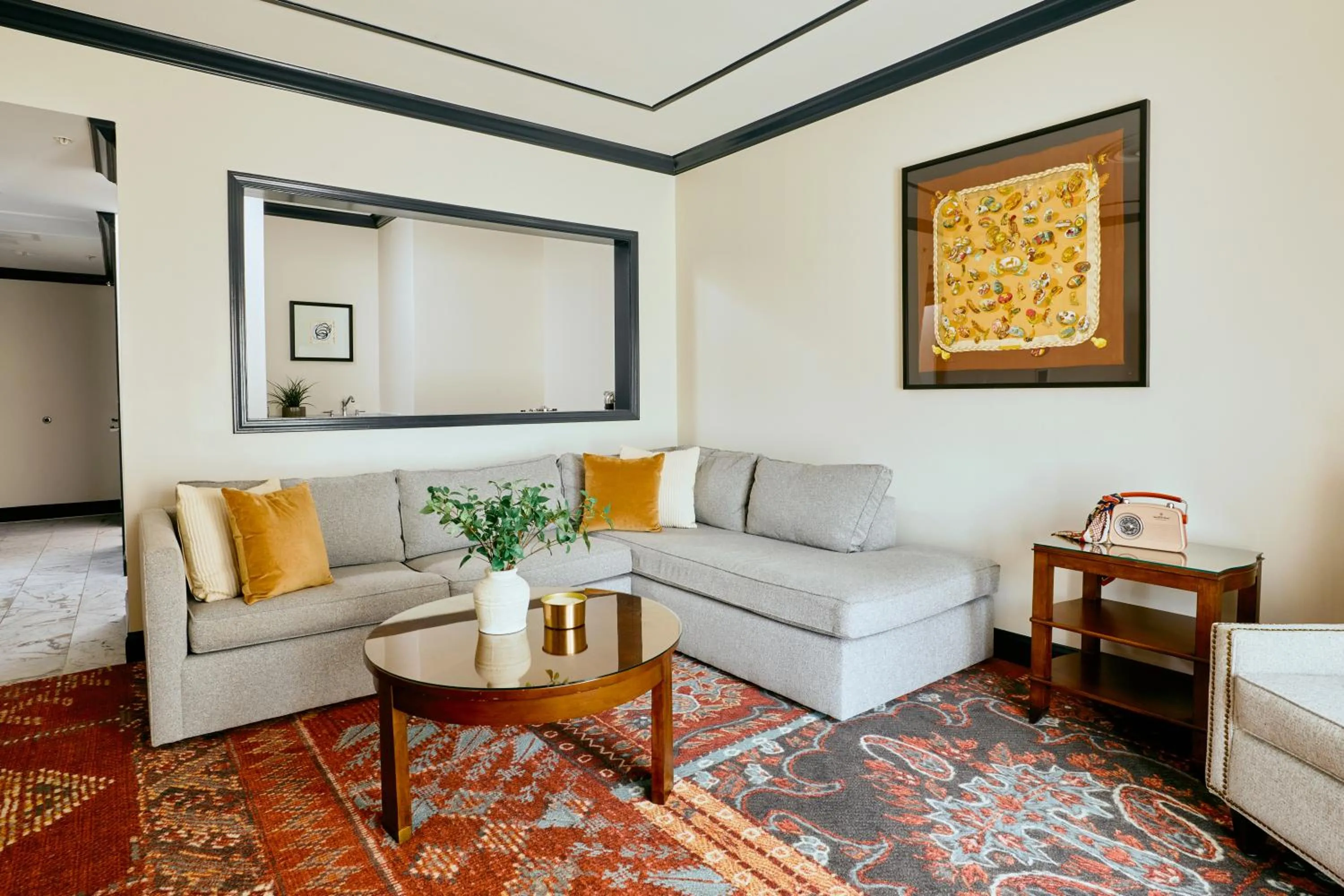 Seating area in The Oliver, Oxford