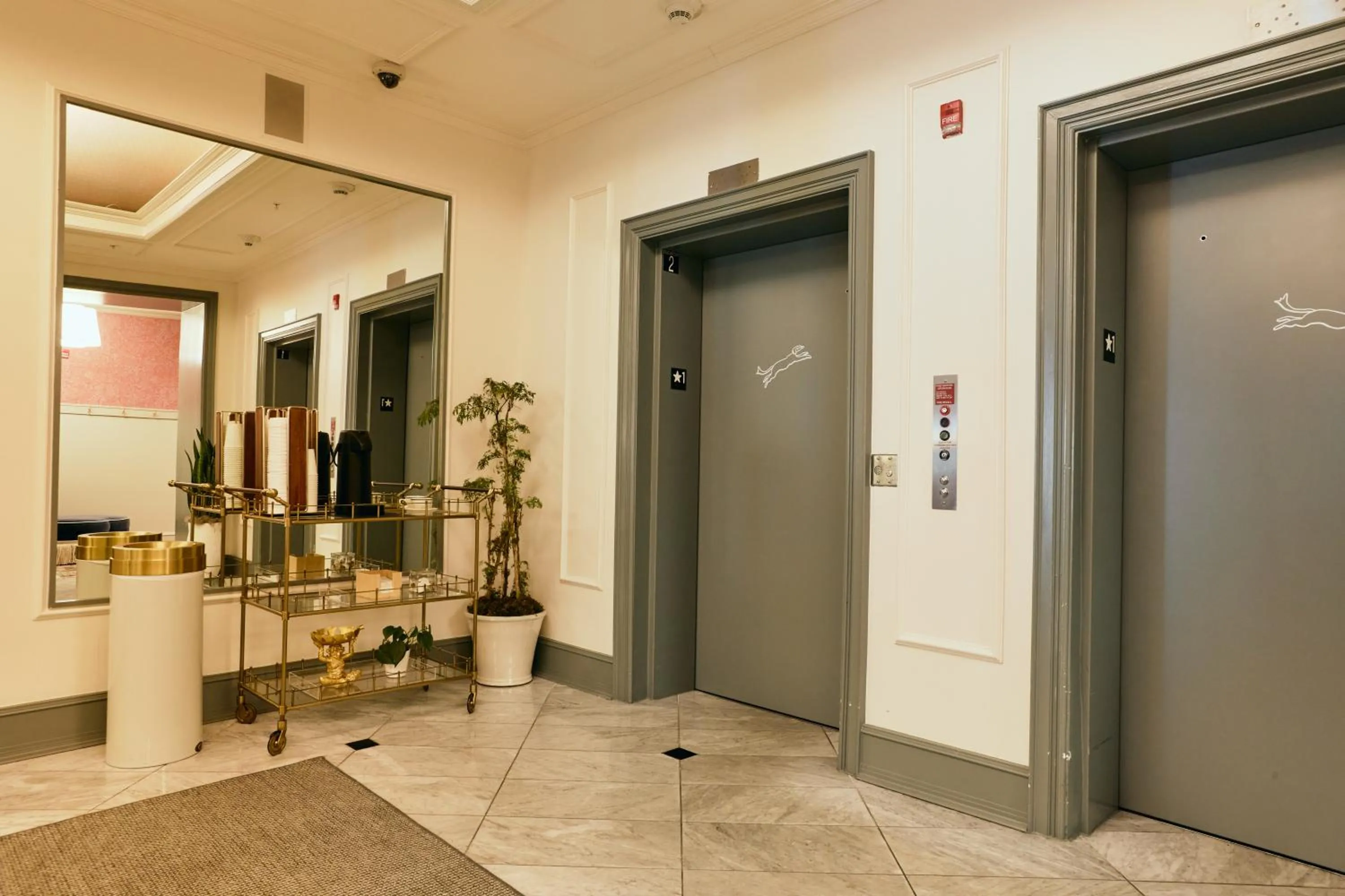 elevator in The Oliver, Oxford