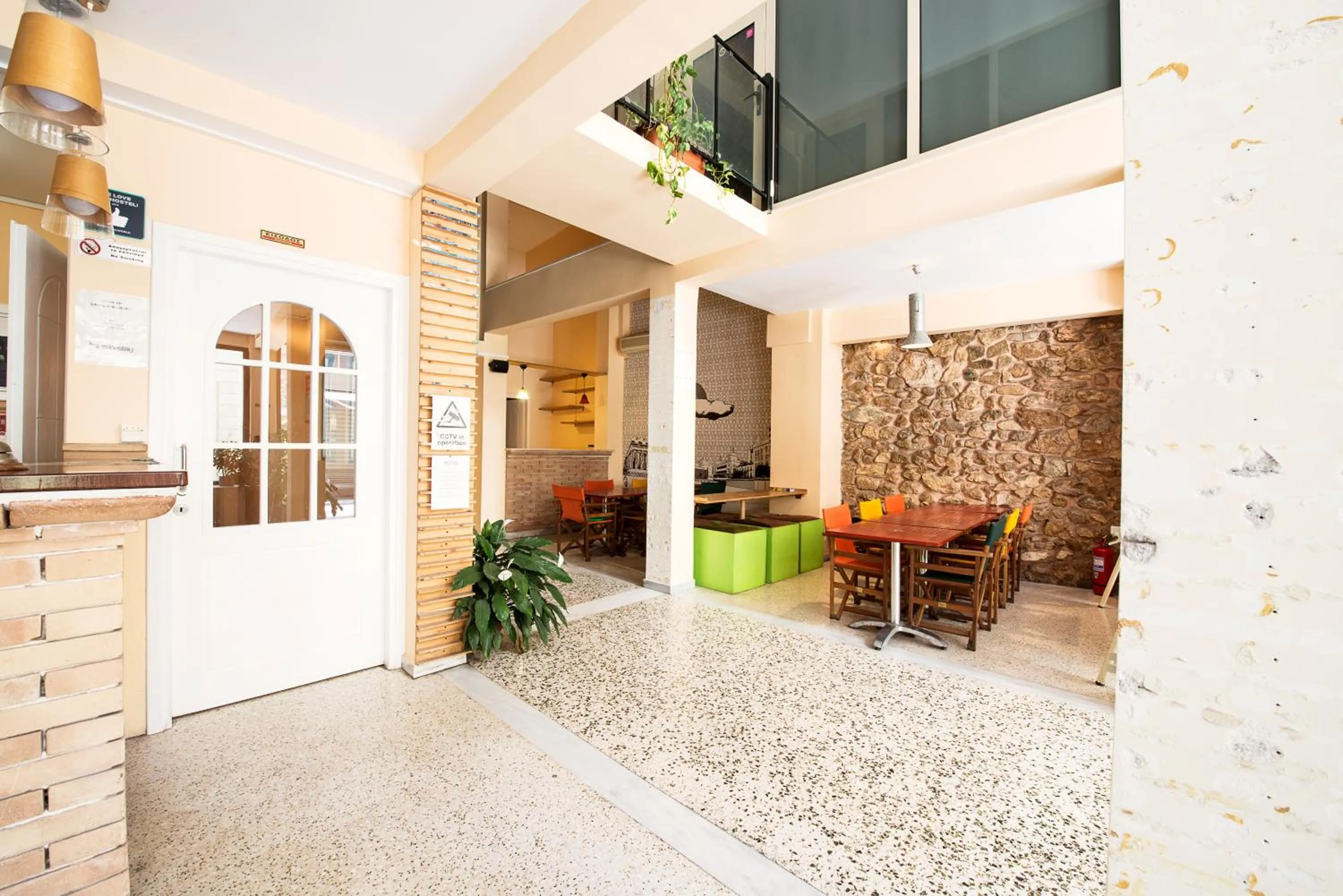 Facade/entrance in Safestay Athens Monastiraki