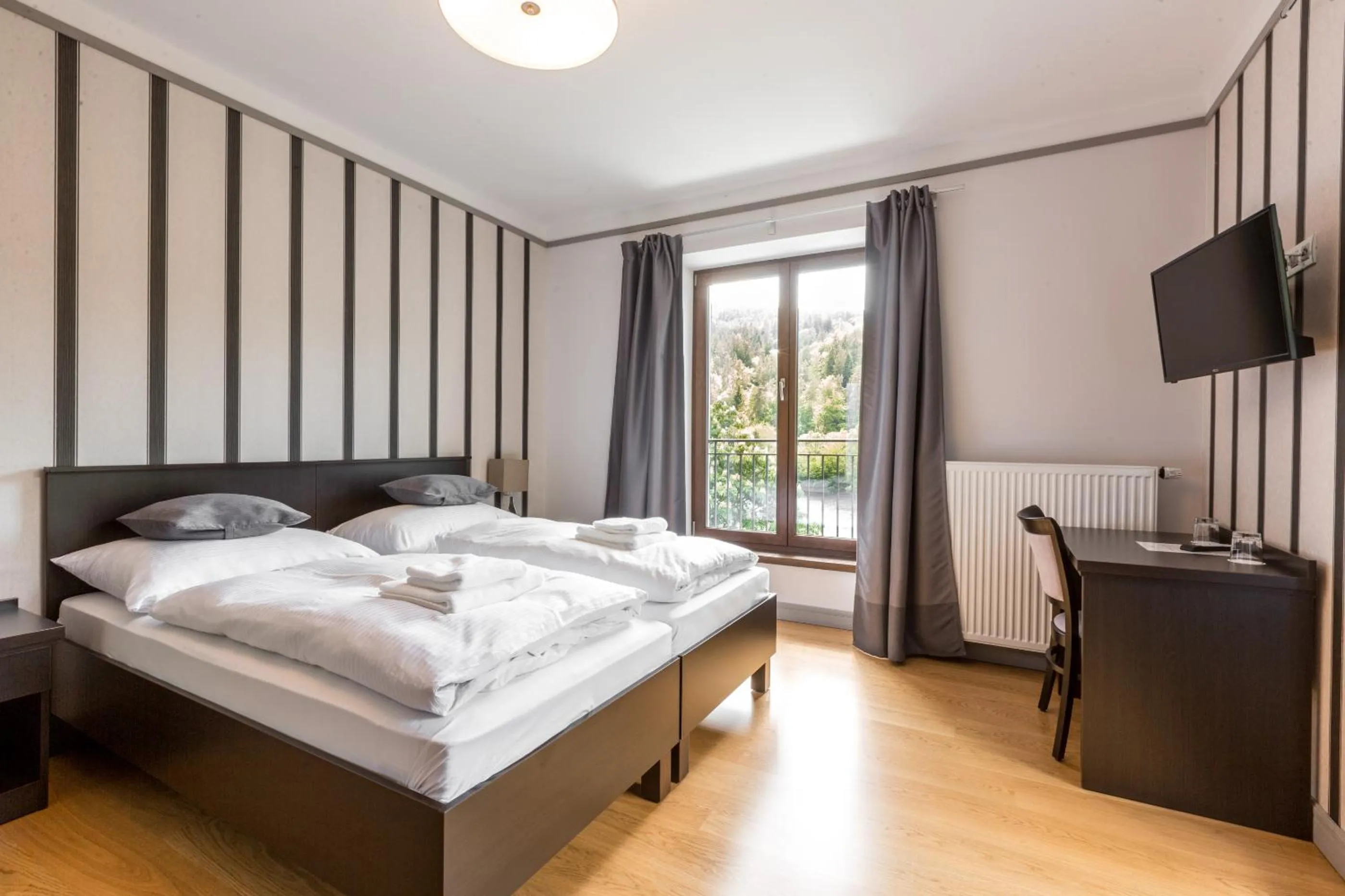 Photo of the whole room, Bed in Hotel Mandát