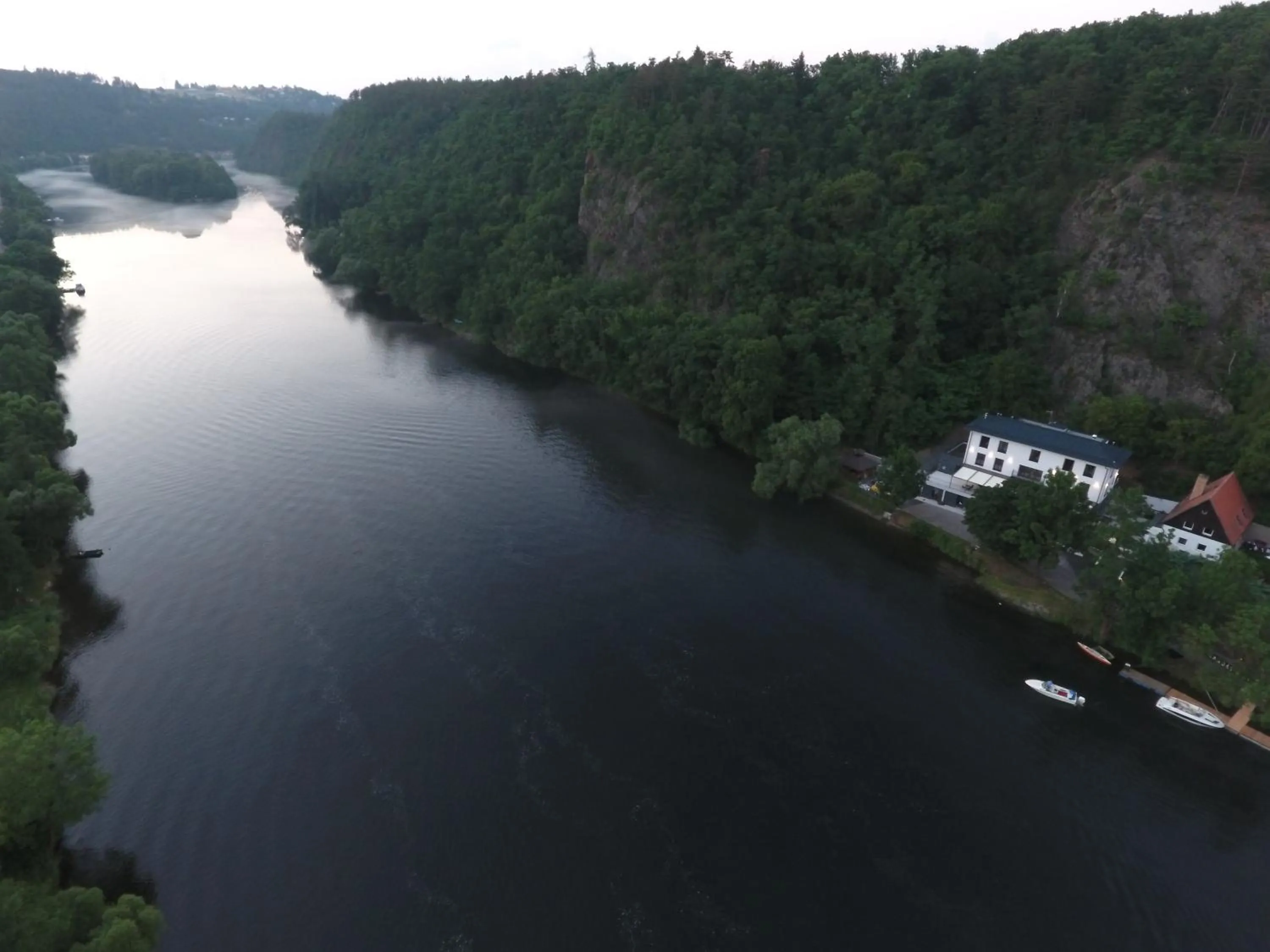 Bird's eye view in Hotel Mandát