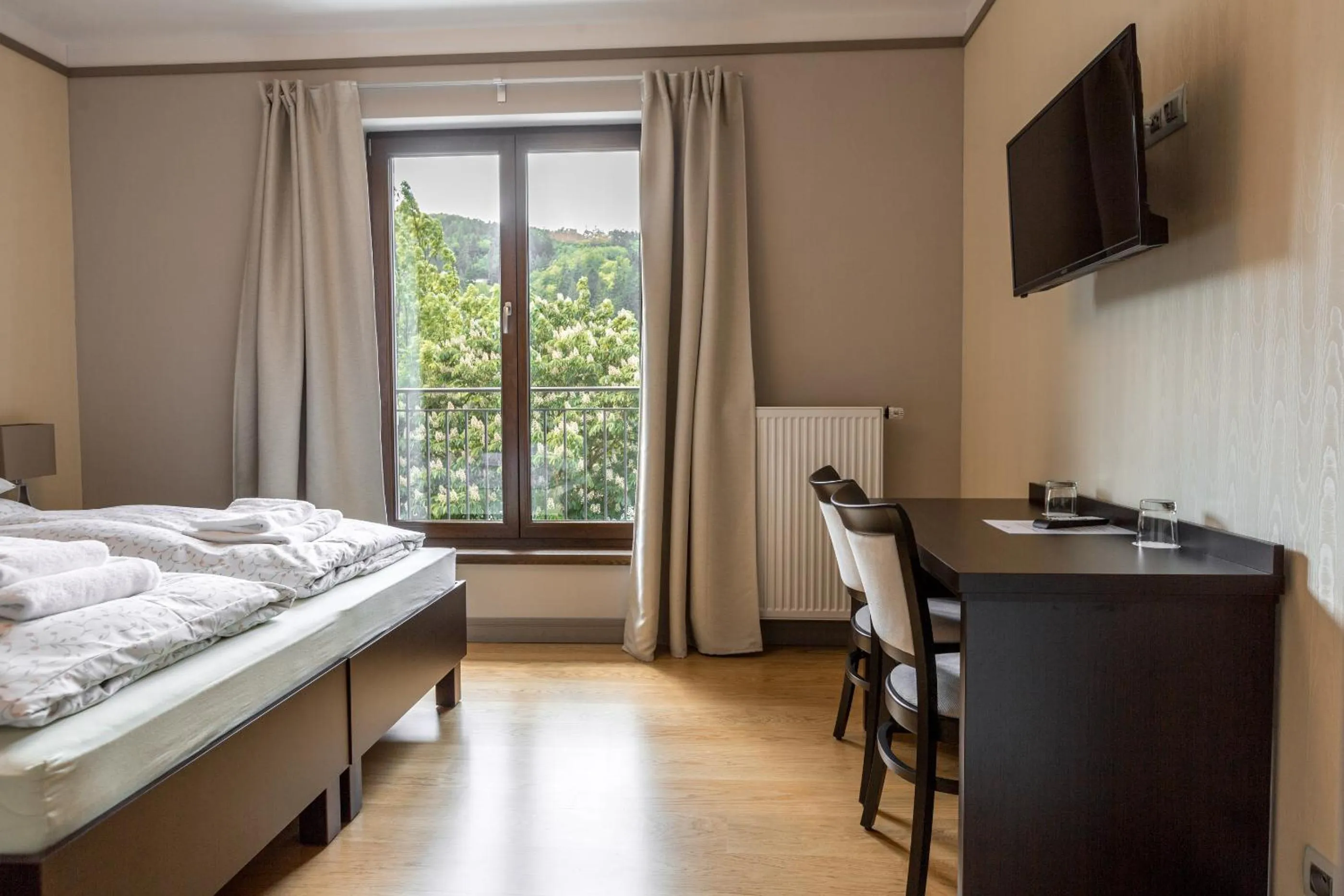 TV and multimedia, Bed in Hotel Mandát