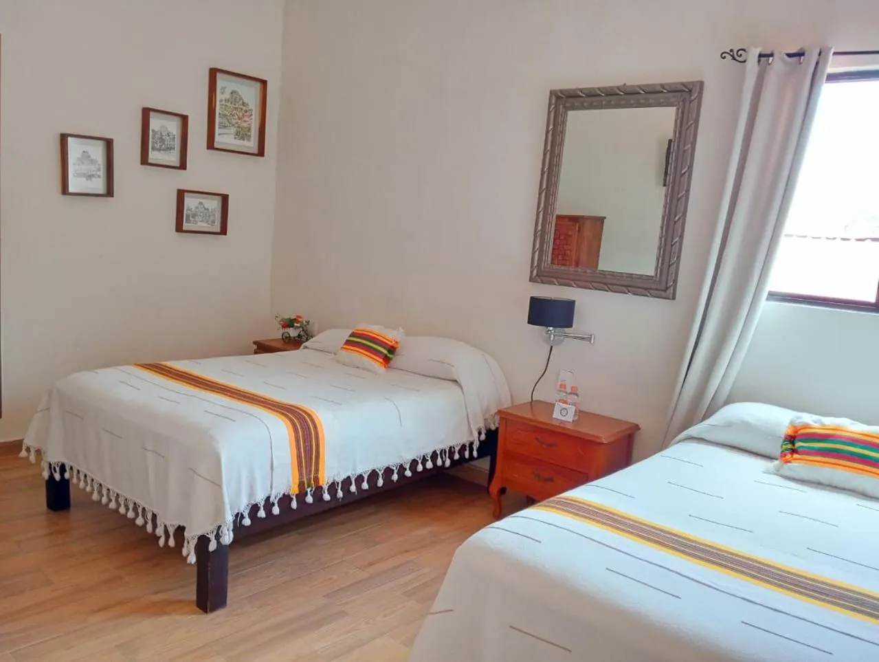 Bed in Grann Posada Xilitla