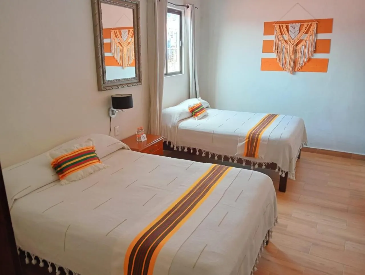 Bed in Grann Posada Xilitla