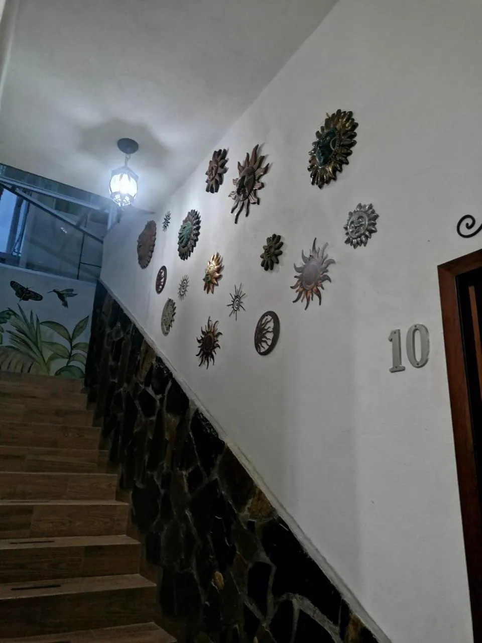 Decorative detail in Grann Posada Xilitla