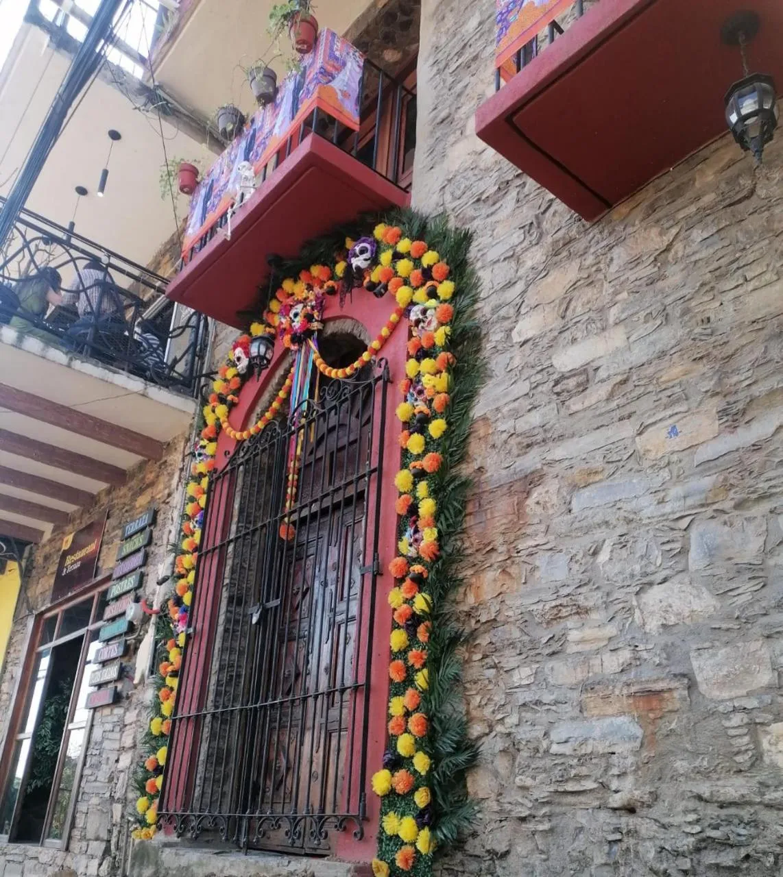 Facade/entrance in Grann Posada Xilitla