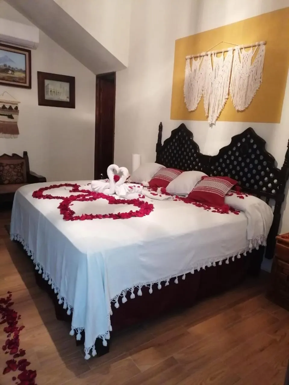 Bed in Grann Posada Xilitla