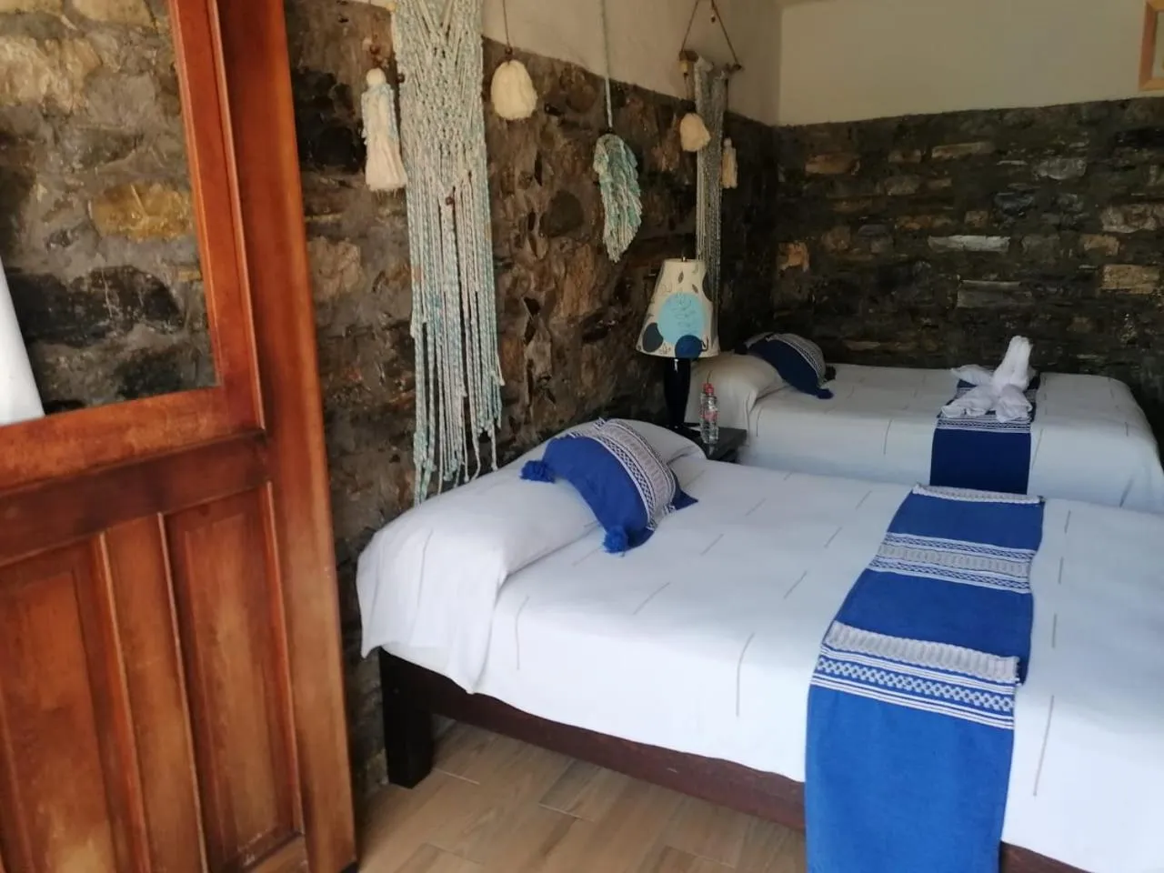 Bed in Grann Posada Xilitla