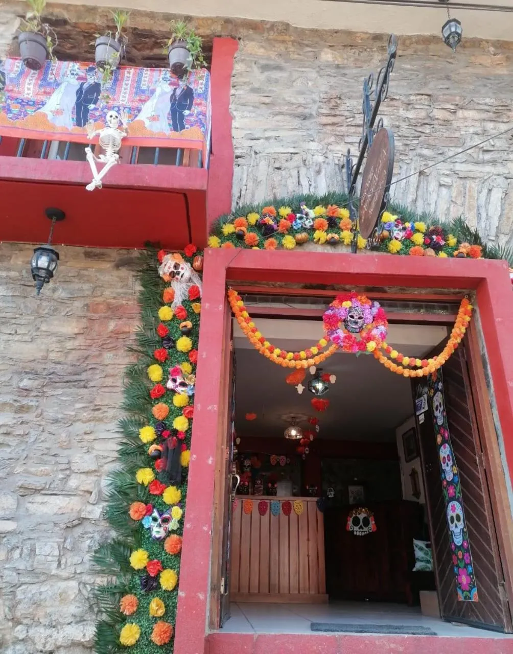 Facade/entrance in Grann Posada Xilitla