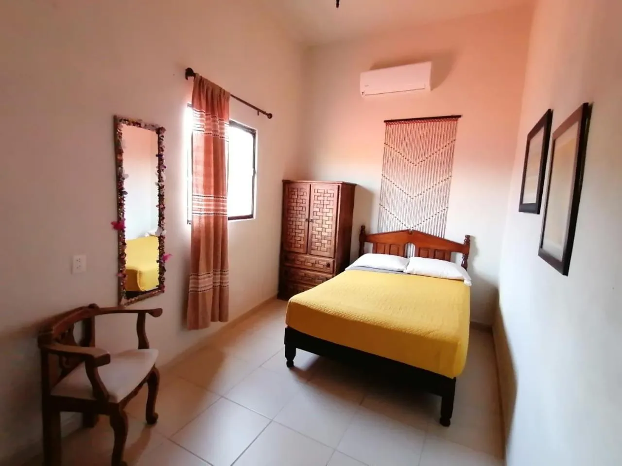 air conditioner, Bed in Grann Posada Xilitla