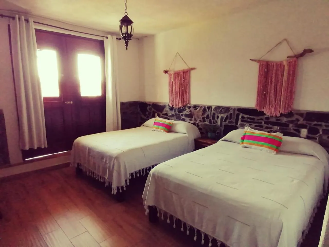 Bed in Grann Posada Xilitla