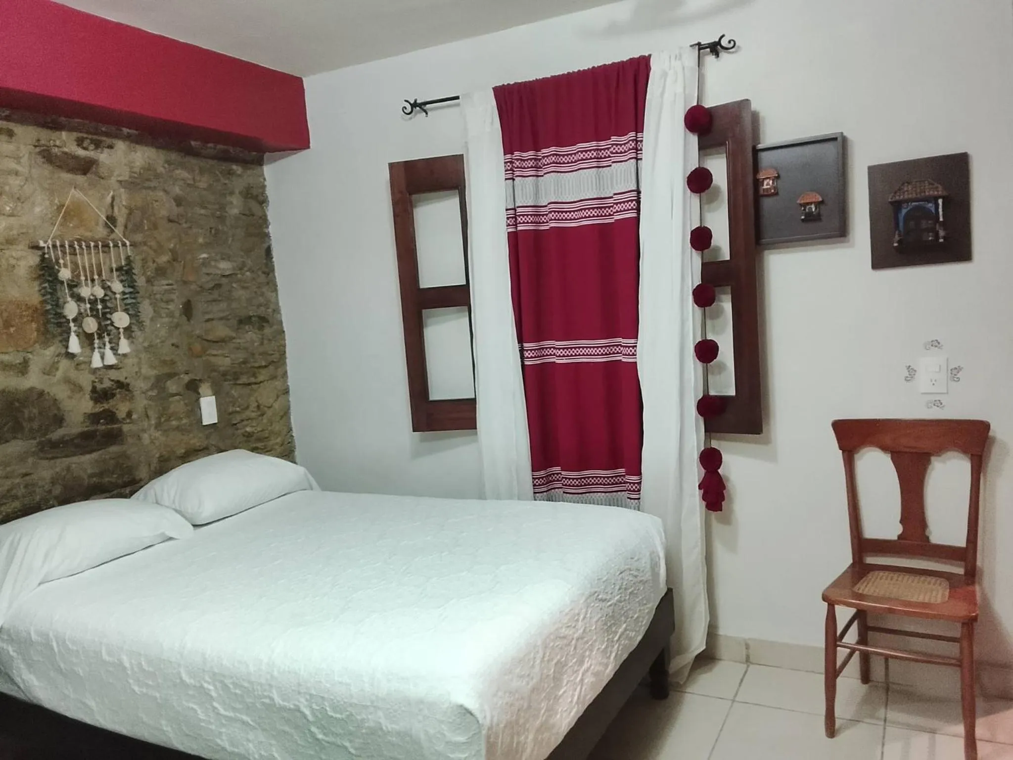 Bed in Grann Posada Xilitla