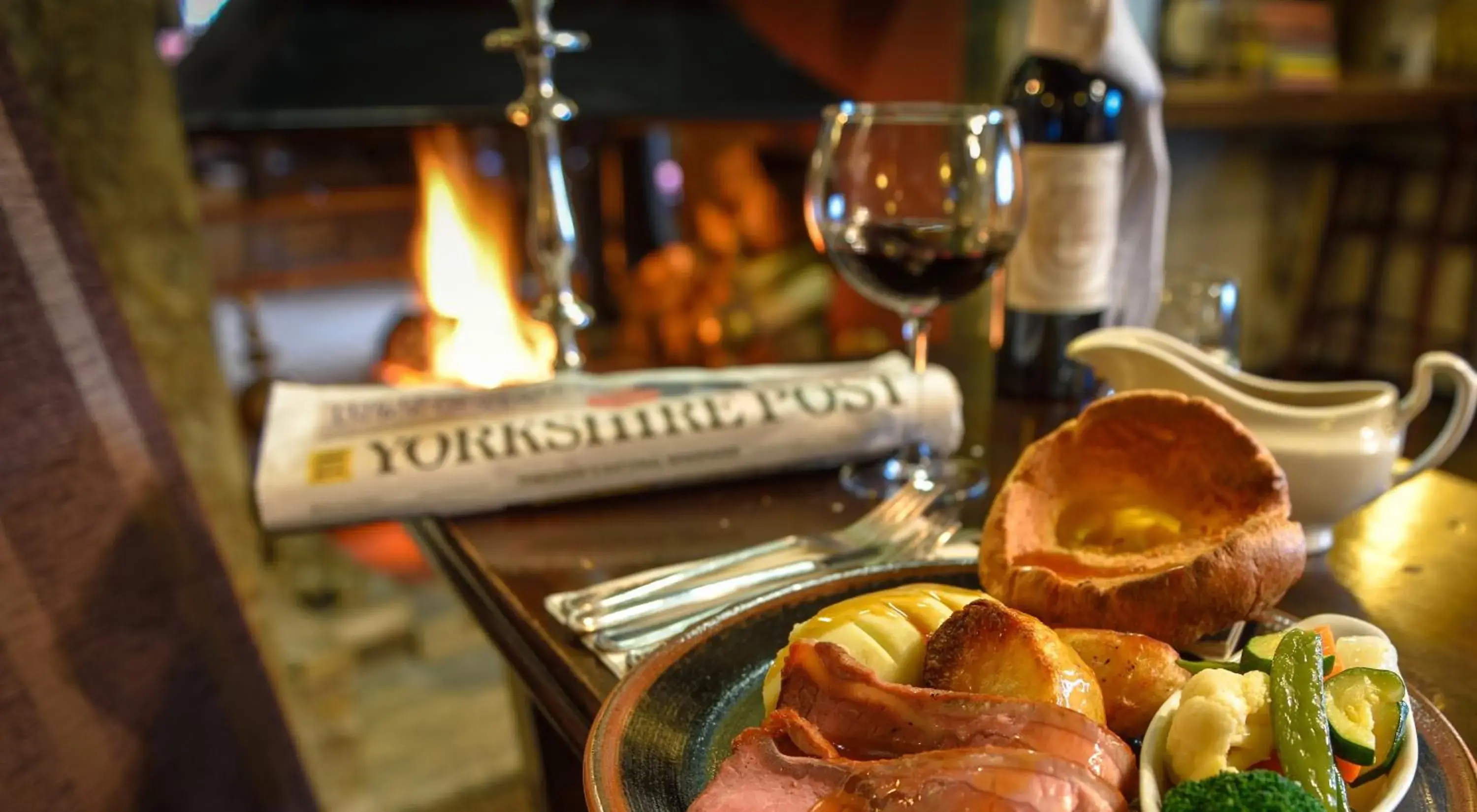 Food close-up in Shibden Mill Inn Food close-up in Shibden Mill Inn