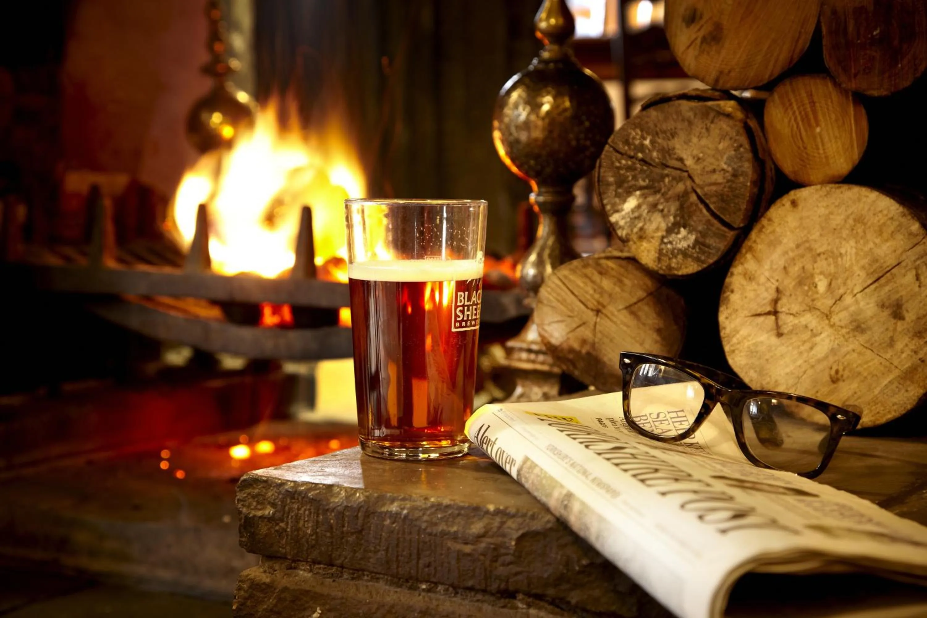 Lounge or bar in Shibden Mill Inn