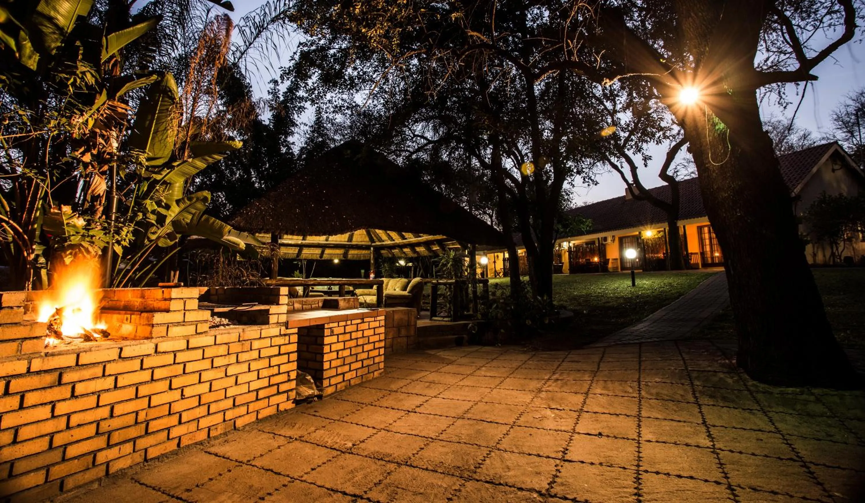 BBQ facilities in Sunbird Lodge