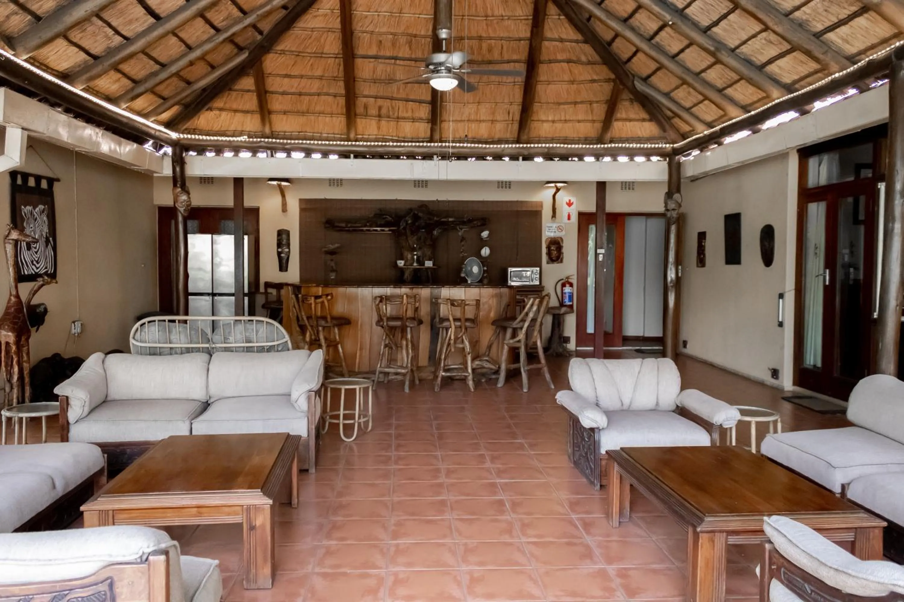 Patio in Sunbird Lodge