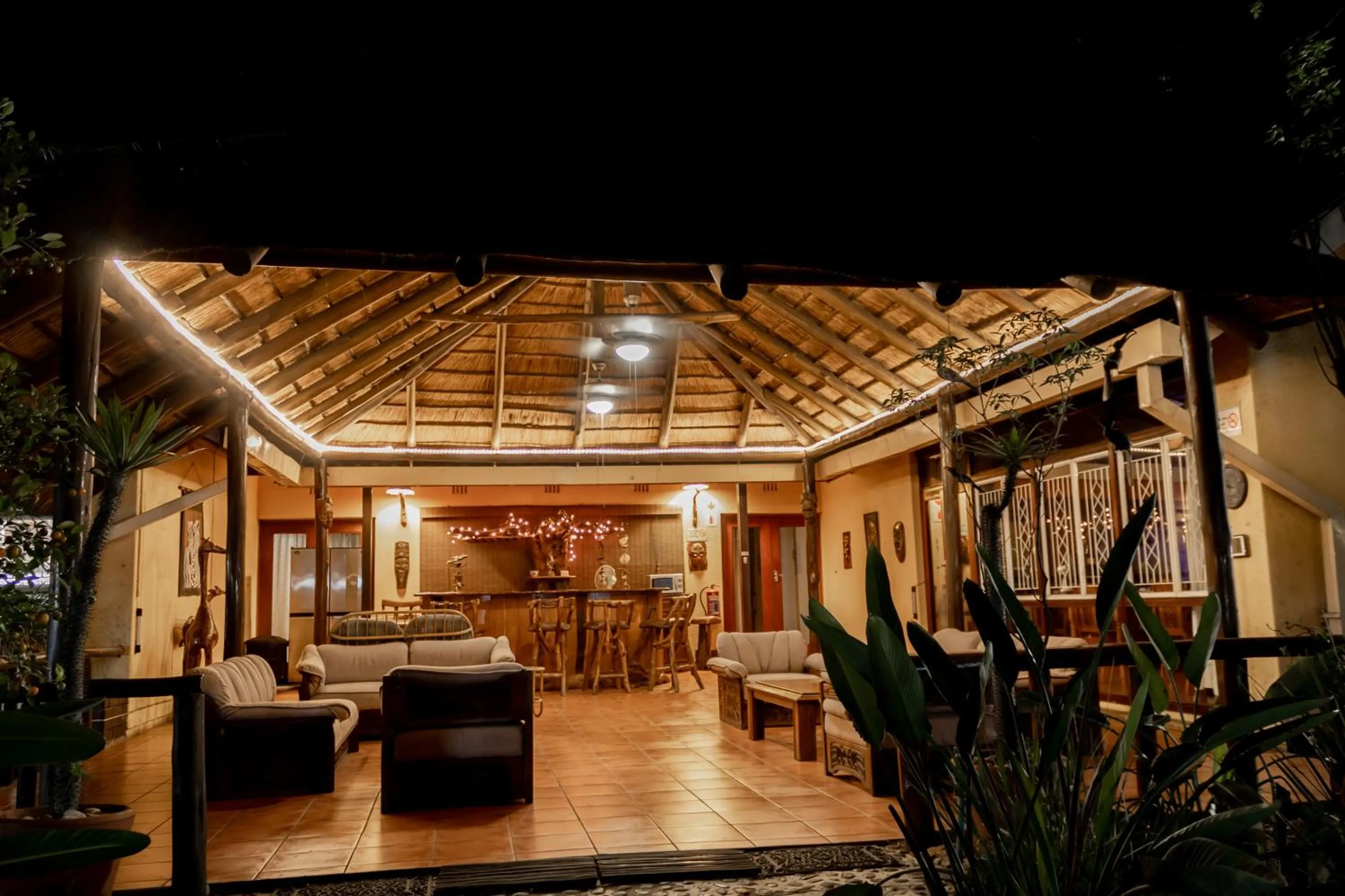 Patio in Sunbird Lodge