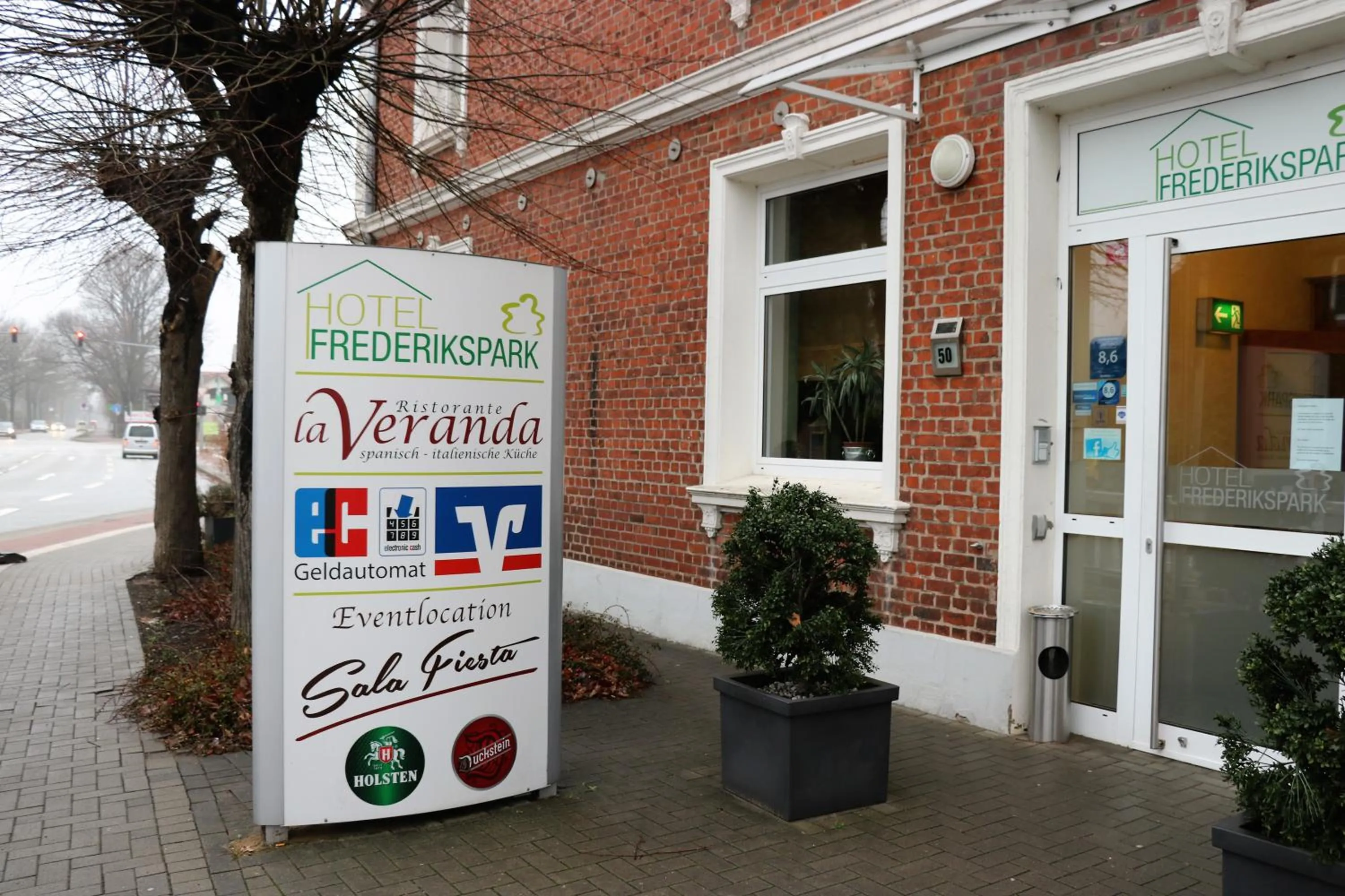 Facade/entrance in Hotel Frederikspark