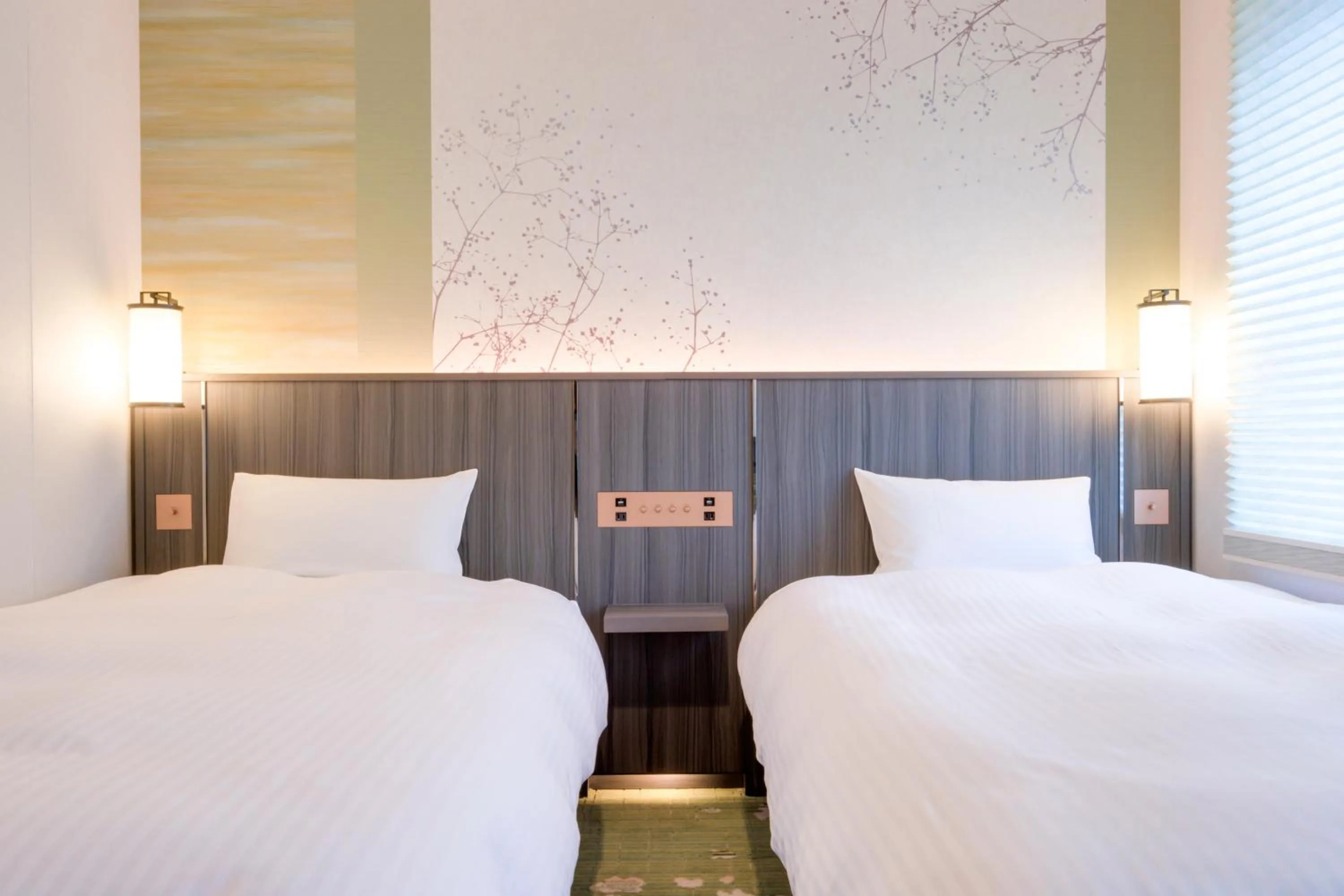 Bed in Miyako City Kintetsu Kyoto Station