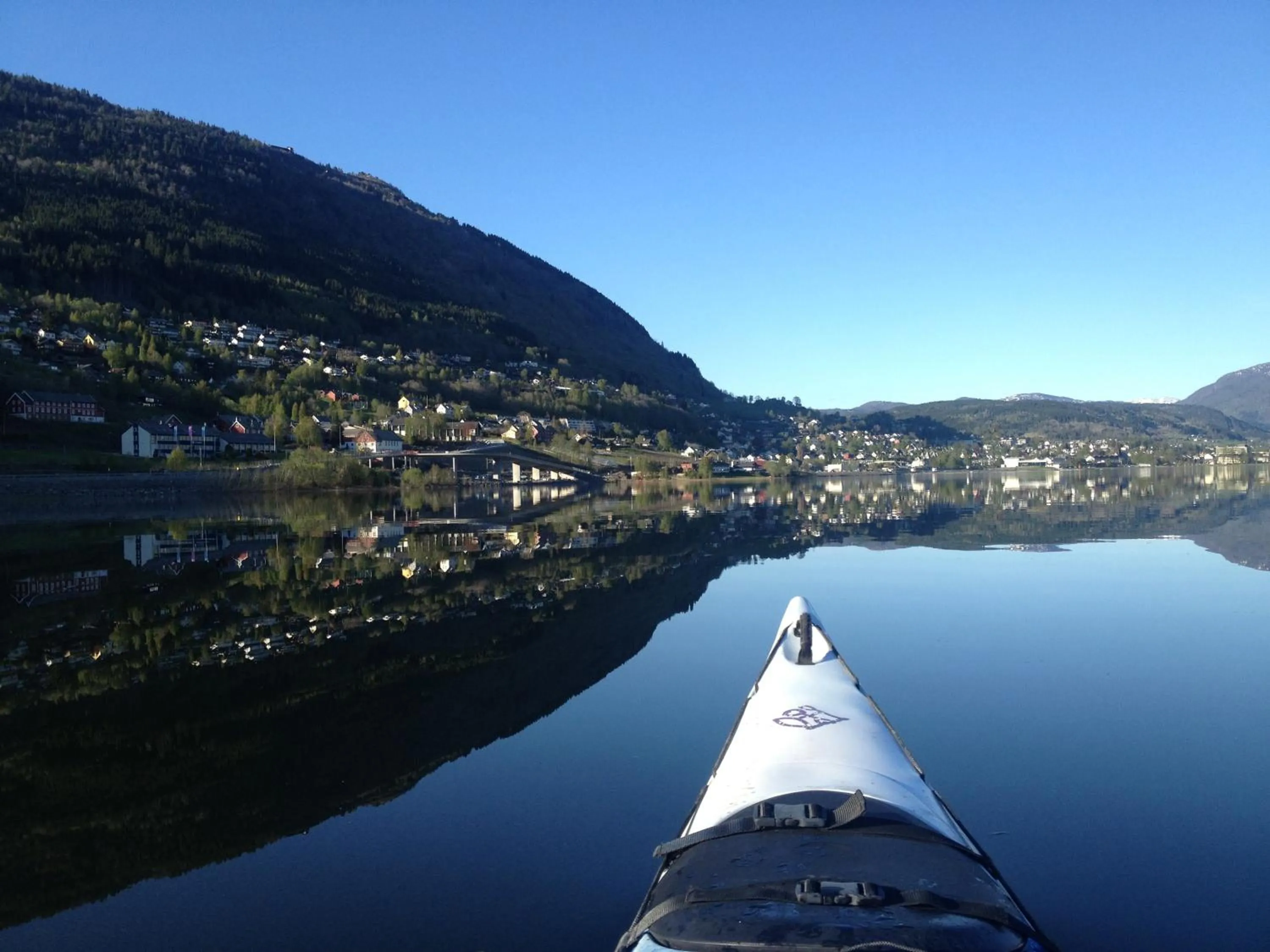 Canoeing in Voss Vandrarheim Hostel